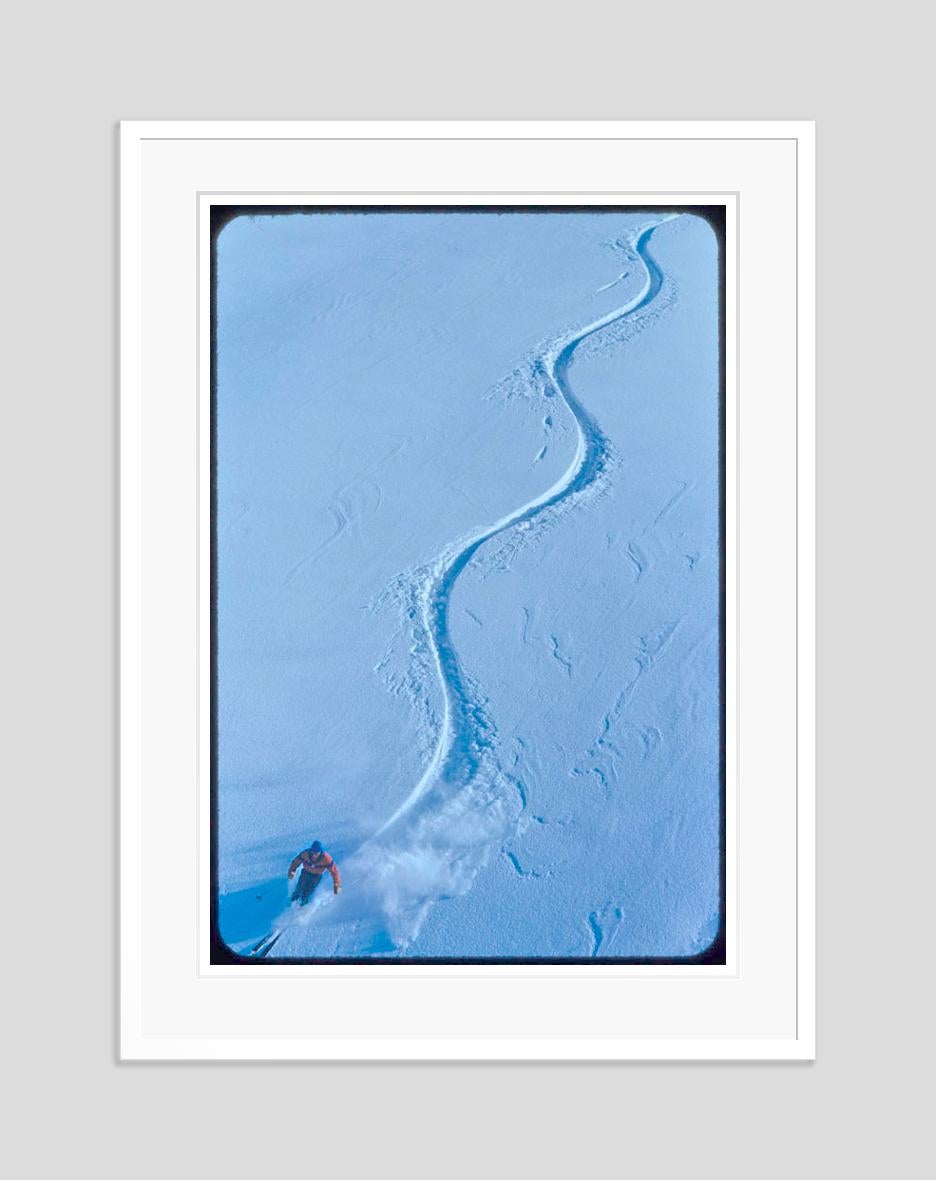 Tracks In The Snow 1955 Limited Signature Stamped Edition  - Modern Photograph by Toni Frissell