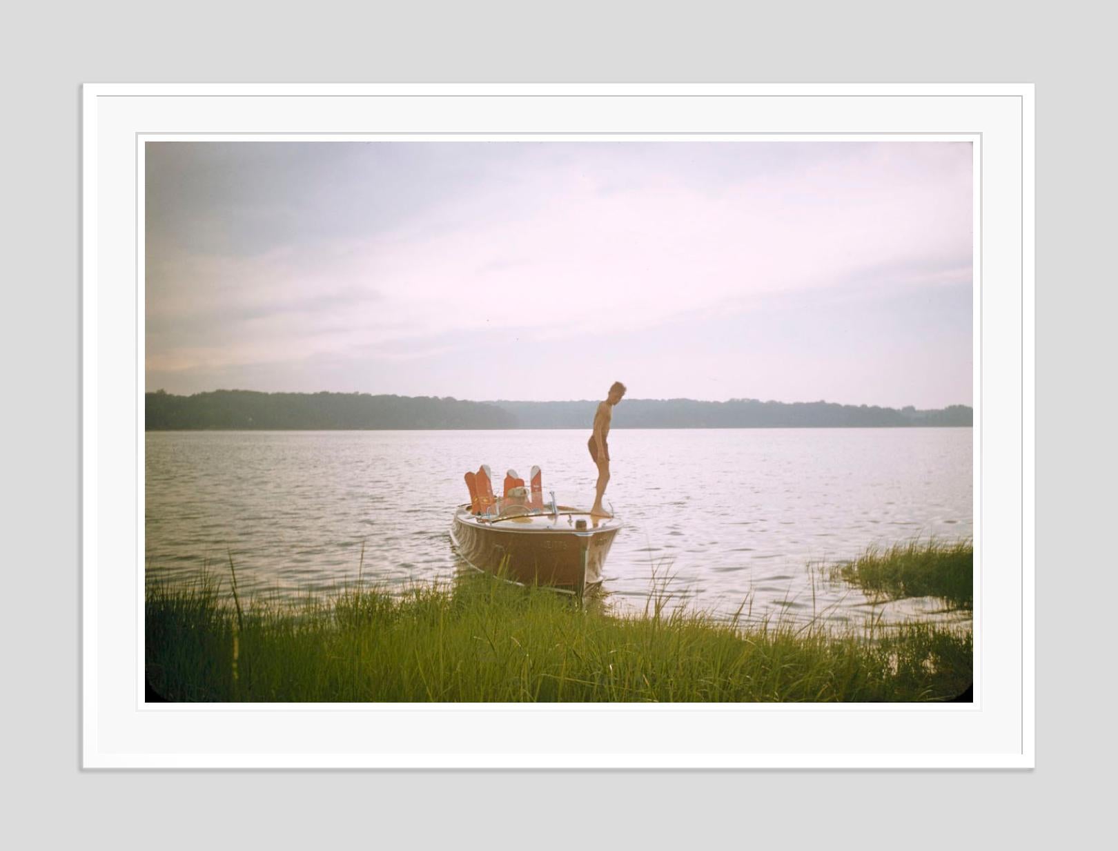 Water Skiing 1956 Limited Signature Stamped Edition  - Modern Photograph by Toni Frissell