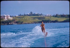 Wasserskifahren in Acapulco, 1959, limitierte, gestempelte Auflage 