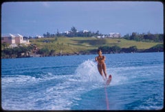 Water Skiing In Acapulco  1959 Oversize Limited Signature Stamped Edition 