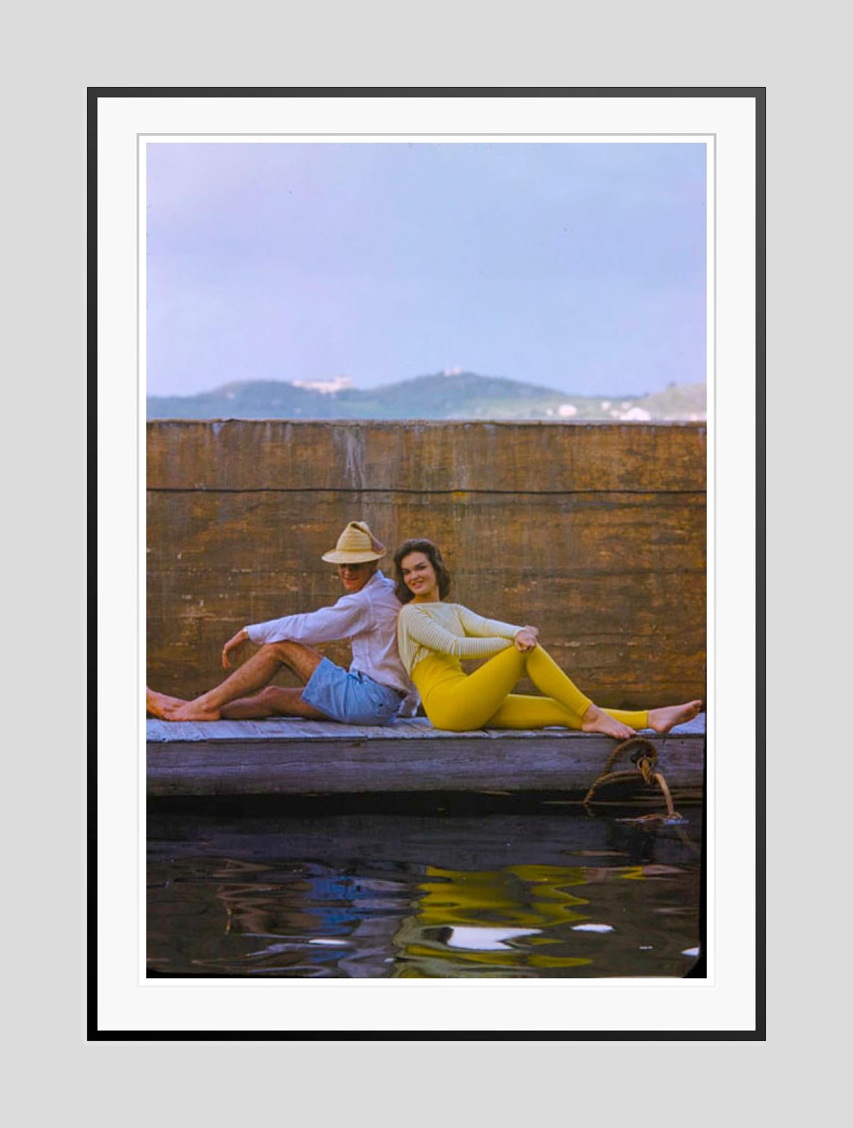 Waterside In Bermuda 1960 Limited Signature Stamped Edition  - Modern Photograph by Toni Frissell