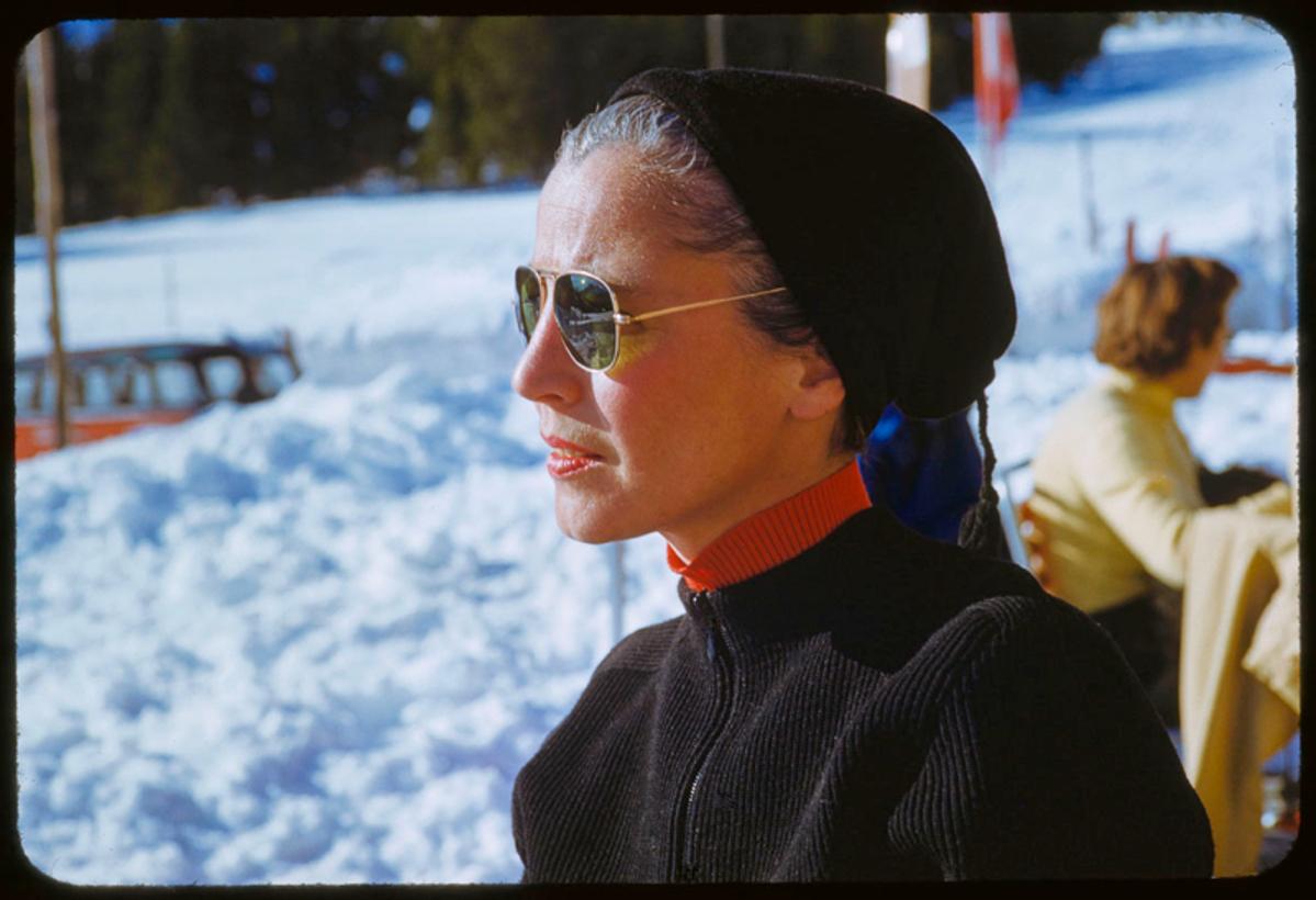 Toni Frissell Color Photograph - Winter Cool 1955 Limited Signature Stamped Edition 