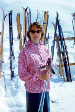 'Zermatt Ski Fashion' Unframed Limited Signature Stamped Edition
