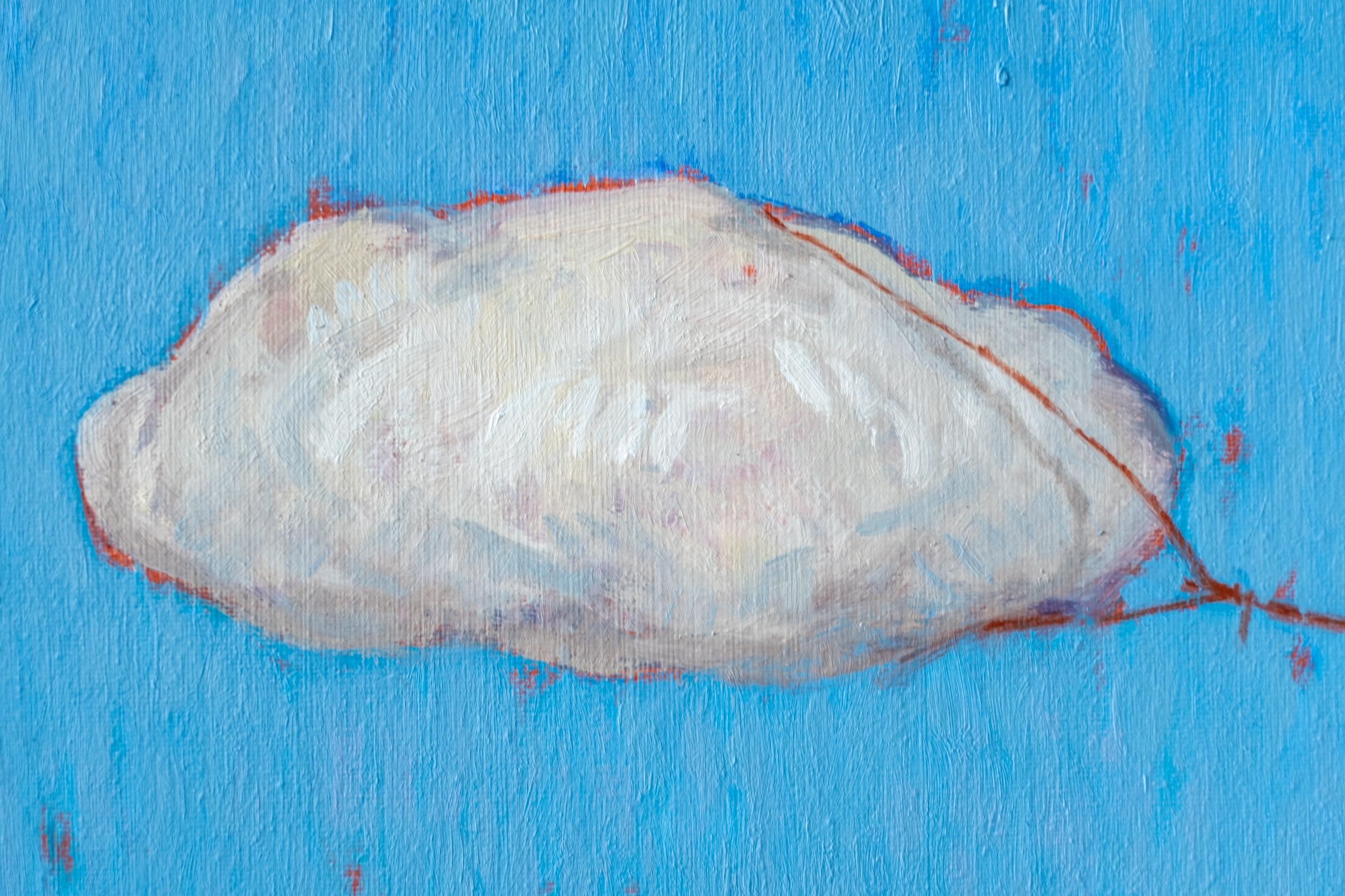 Howdy (The Final Frontier) - surreal, contemporary, figurative, oil on canvas For Sale 2