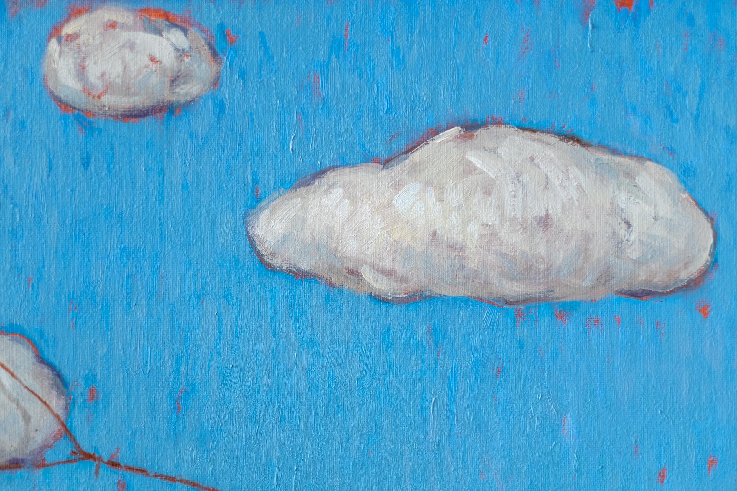 Howdy (The Final Frontier) - surreal, contemporary, figurative, oil on canvas For Sale 4