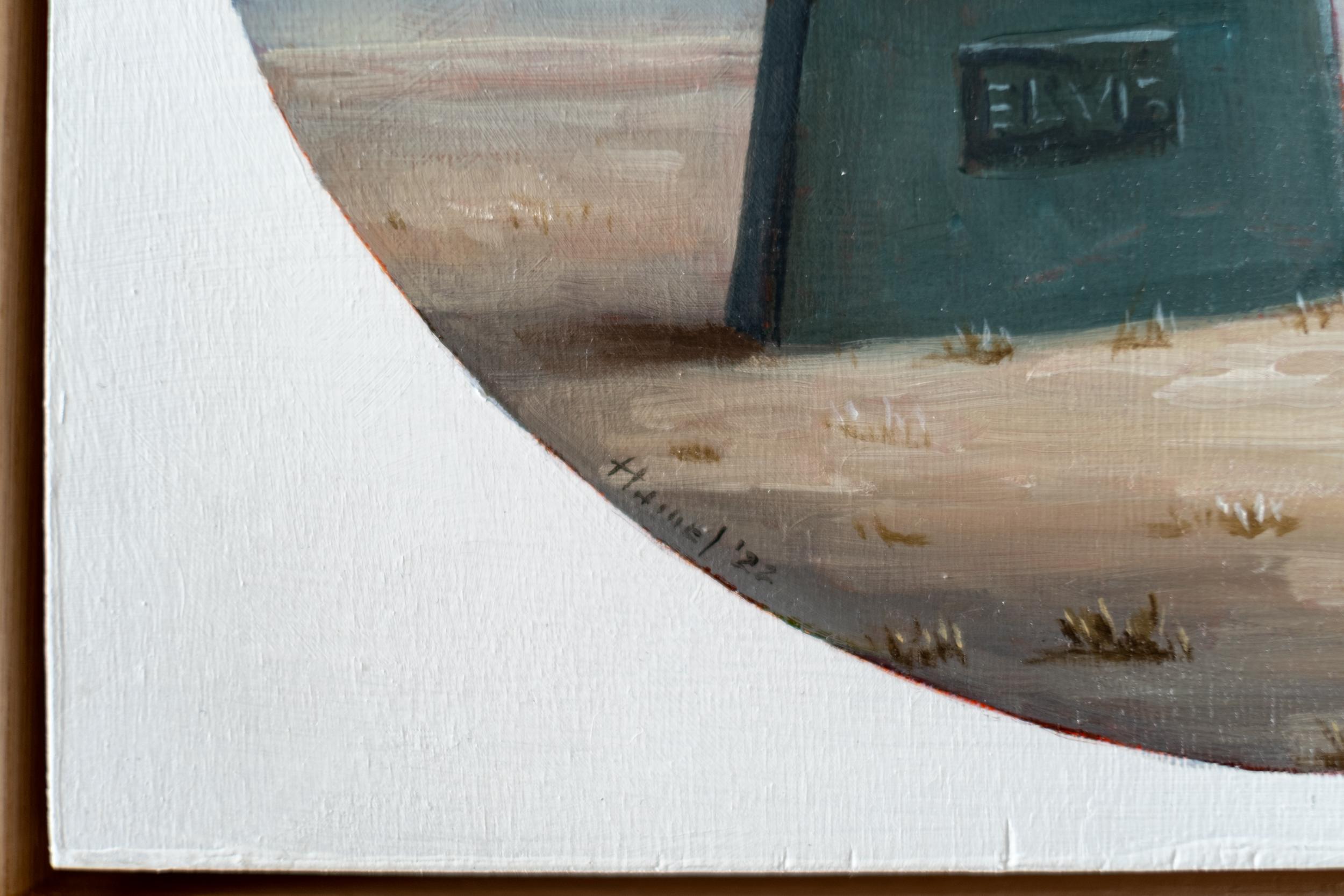 I'm Going to Graceland - surréaliste, figuratif, contemporain, huile sur toile en vente 3
