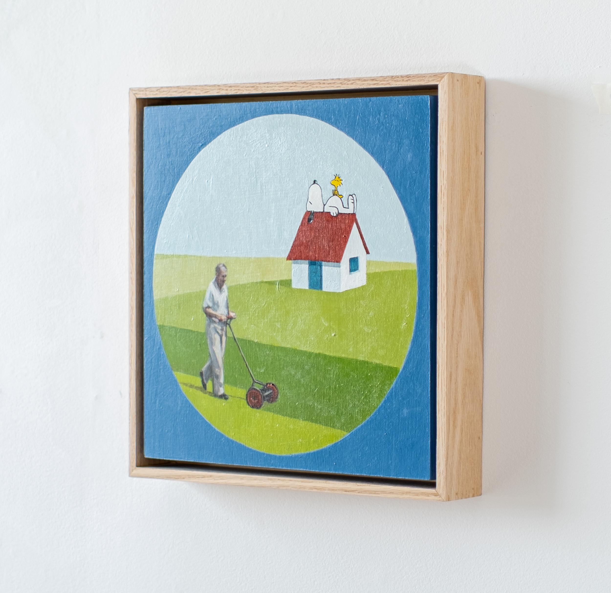 Lazy, Hazy, Crazy Days of Summer - surreal, zeitgenössisch, Öl auf Leinwand (Surrealismus), Painting, von Toni Hamel