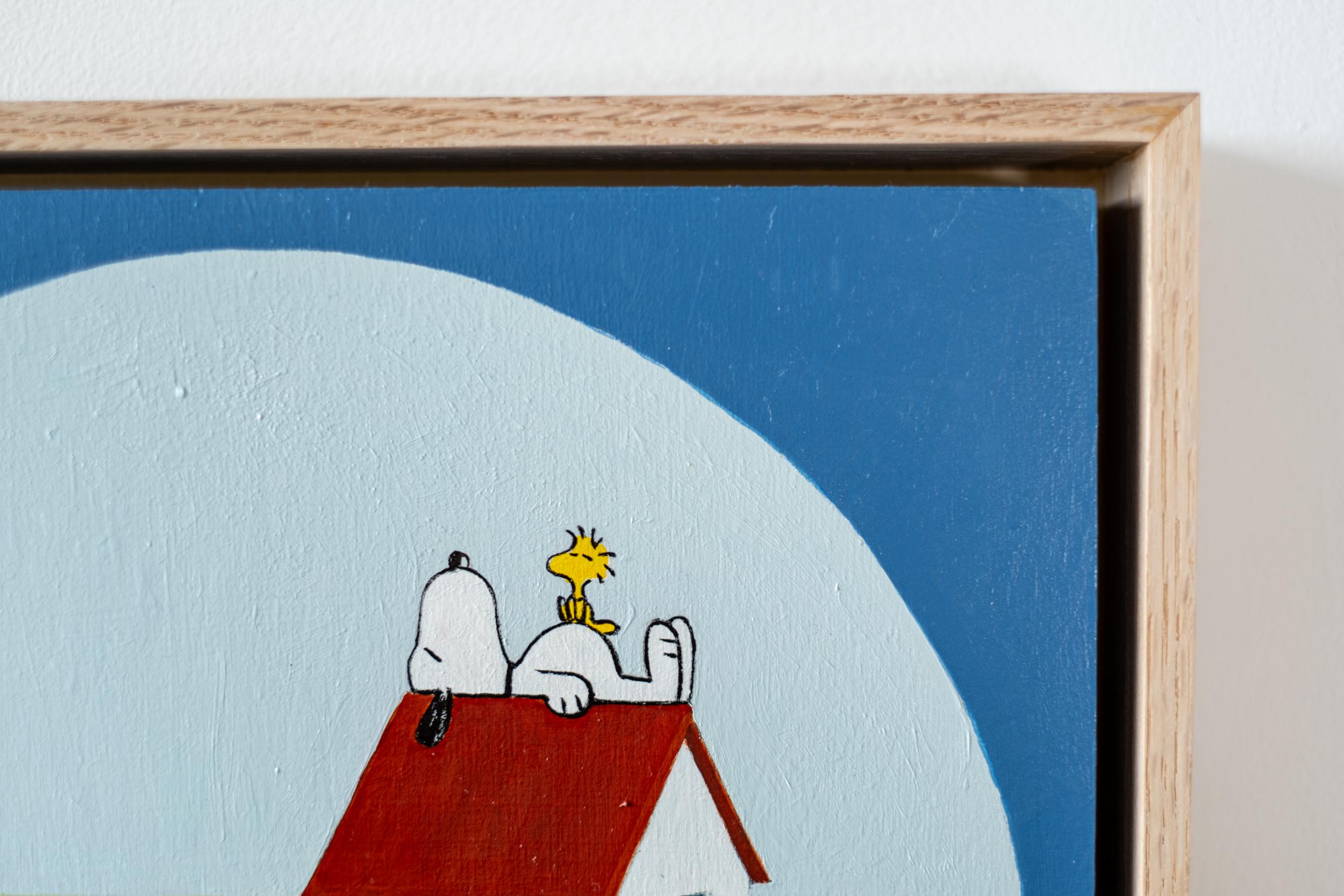 Lazy, Hazy, Crazy Days of Summer - surreal, zeitgenössisch, Öl auf Leinwand im Angebot 3