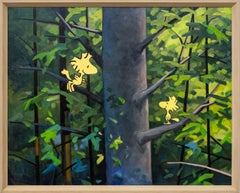 Mother and Child Reunion - surreal, contemporary, figurative, oil on canvas