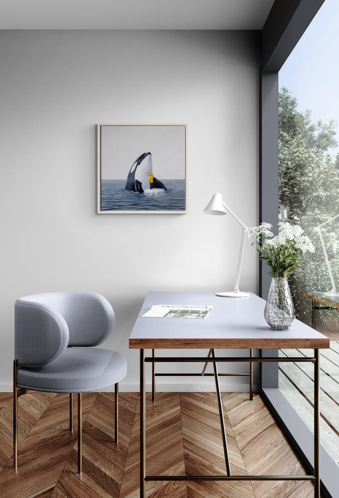 The Activist 5 (Hear Me) - surreal, contemporary, figurative, oil on canvas en vente 6