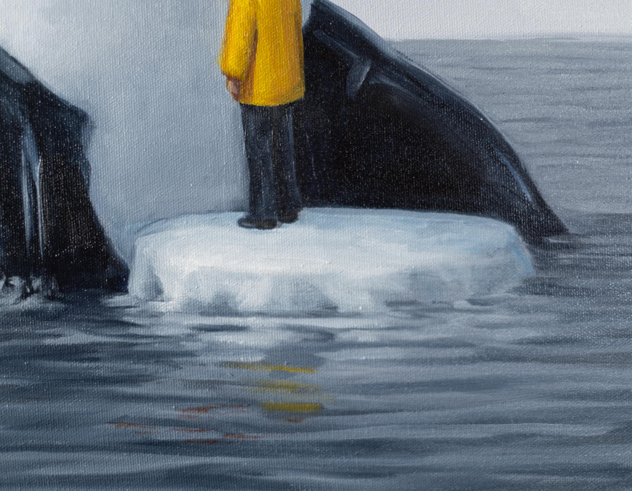 The Activist 5 (Hear Me) - surreal, contemporary, figurative, oil on canvas en vente 3