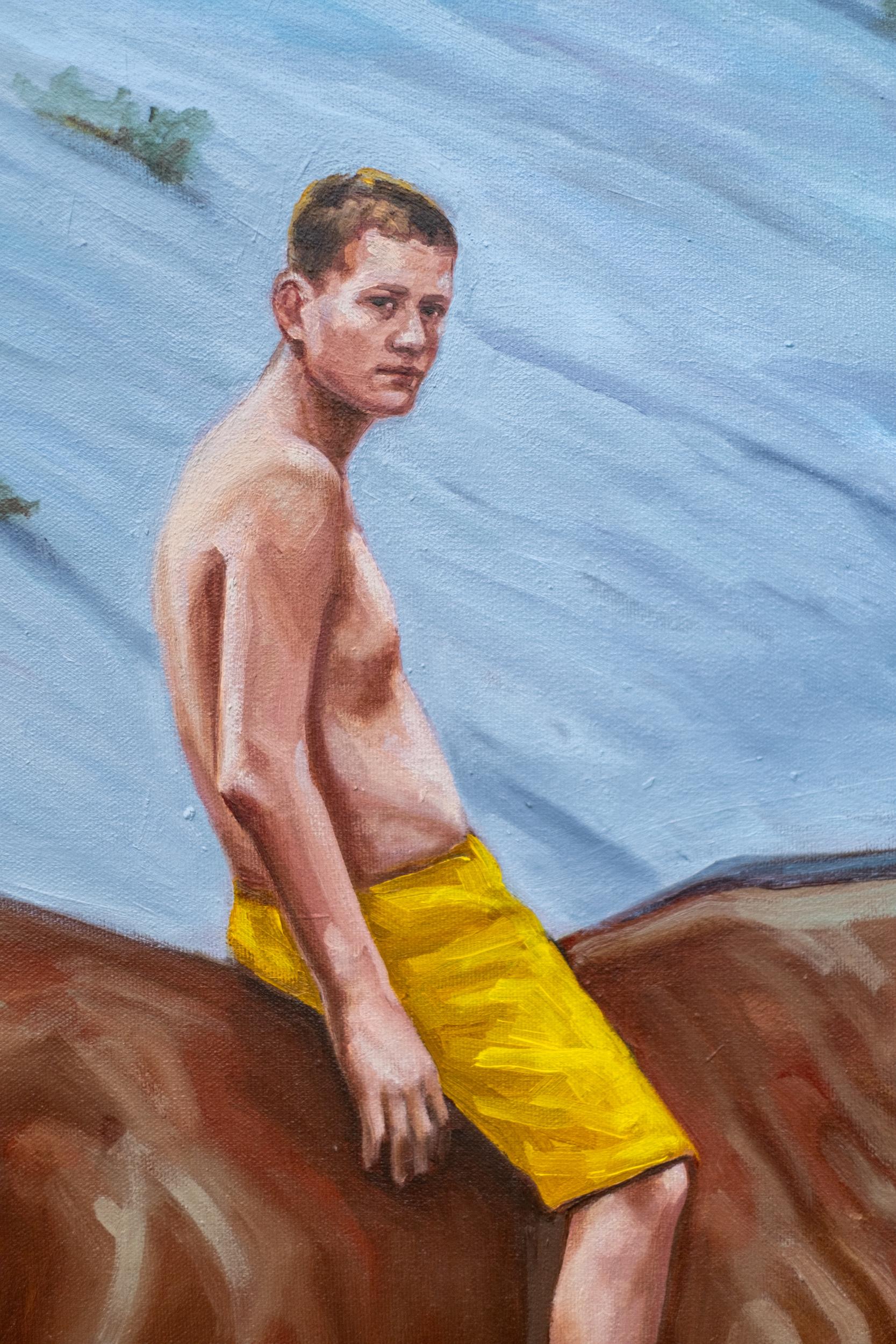 This contemporary oil painting by Toni Hamel explores the theme of gender in our society.

Highly regarded on the international stage for her provocative paintings, Canadian artist Toni Hamel’s masterfully rendered artwork often explores challenging