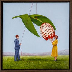 Valentine - surreal, contemporary, figurative, oil on canvas