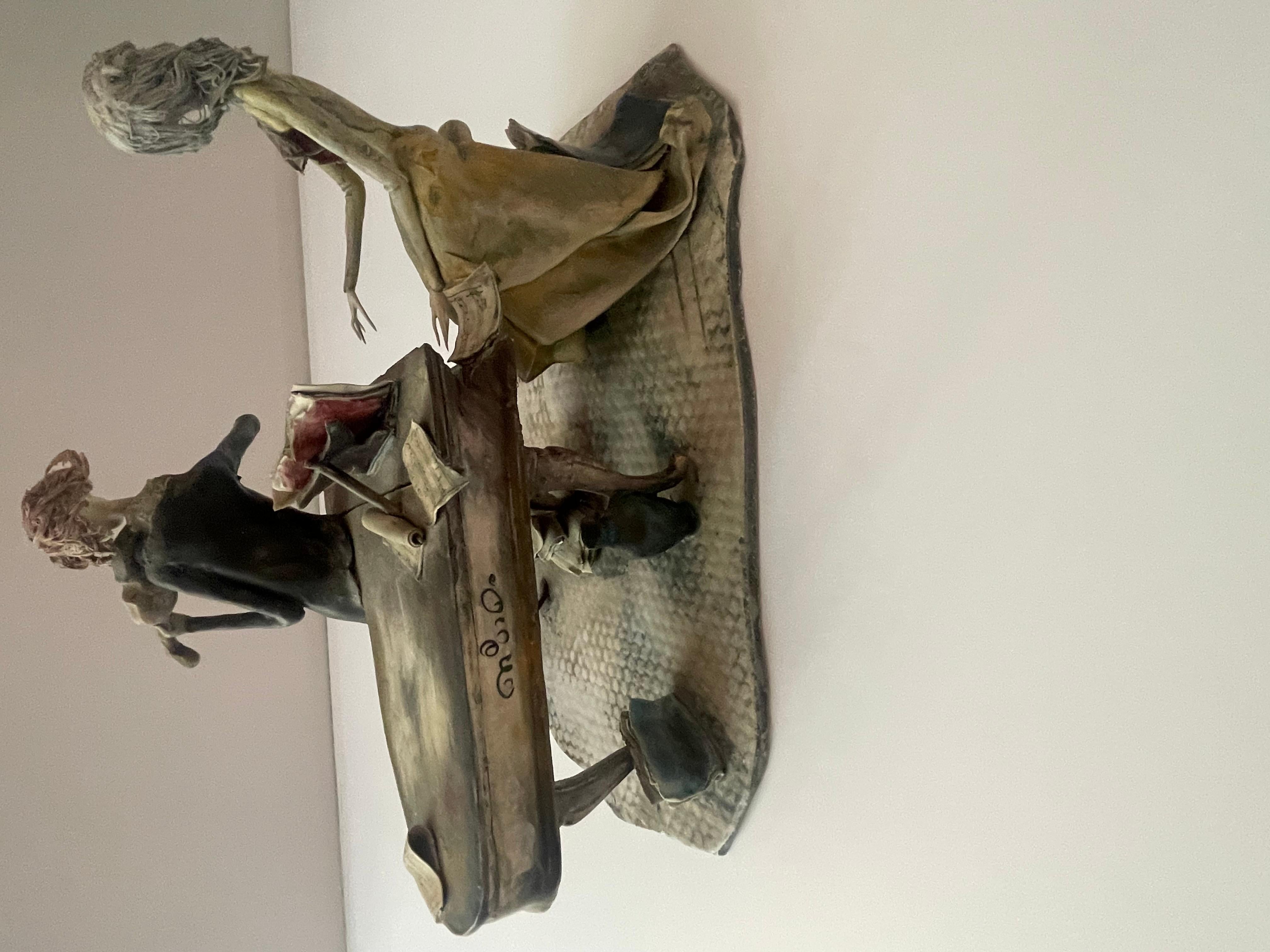 “Playing the violin and piano” For Sale 8