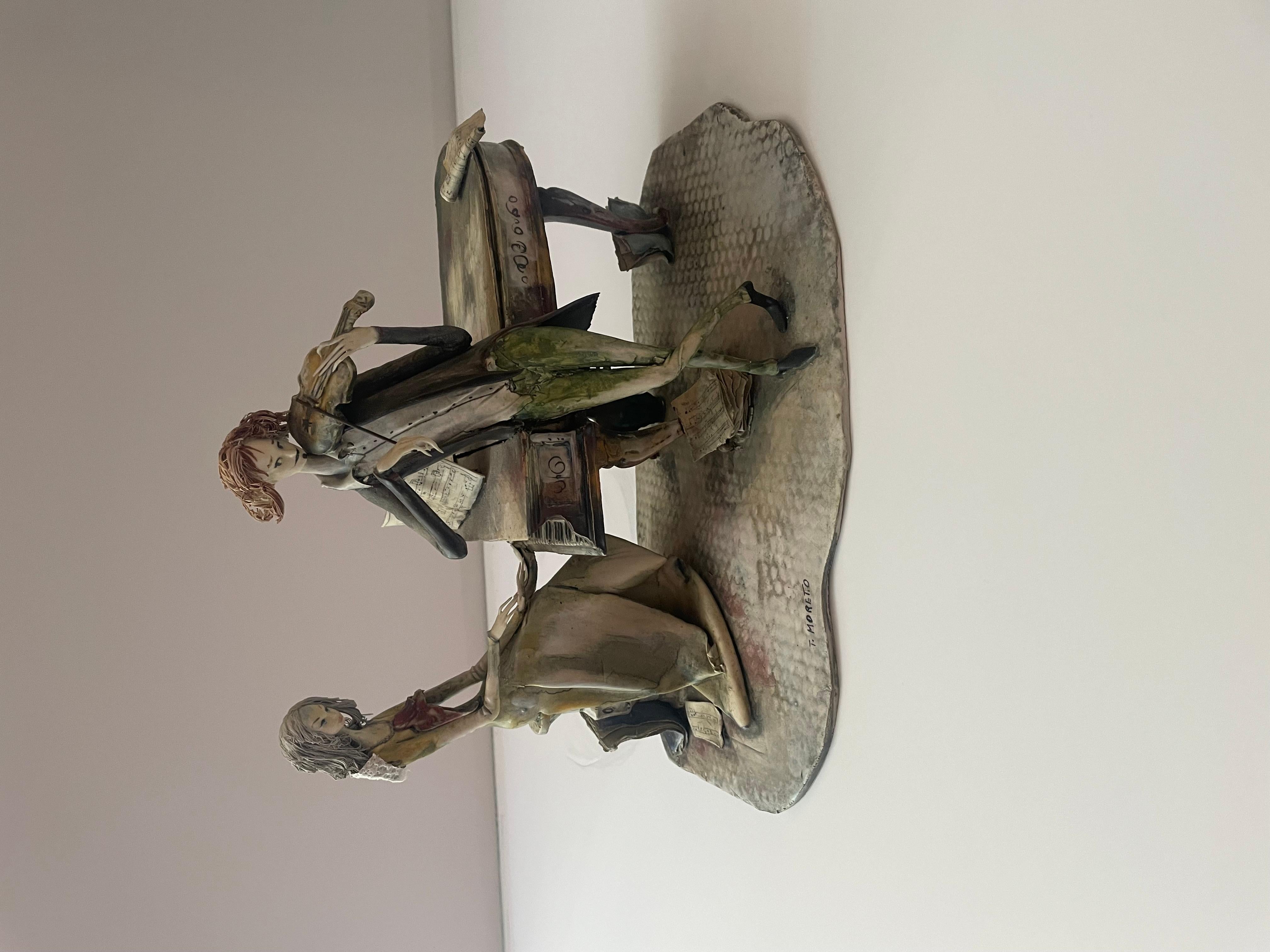 Lo Scricciolo By Toni moretto sculpture. In good condition measures 11x7x8. Will be double boxed for shipping. 