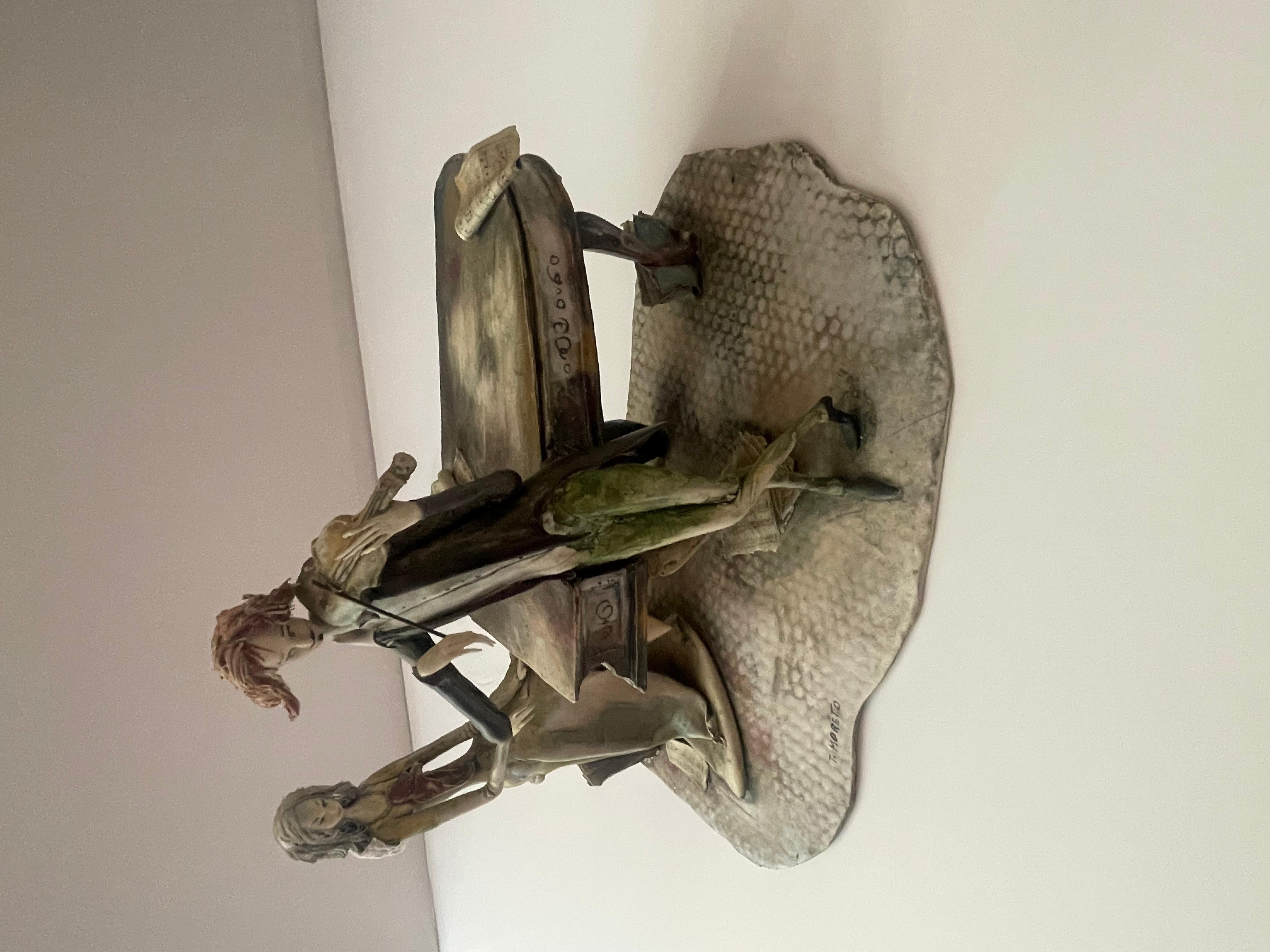 “Playing the violin and piano” For Sale 5