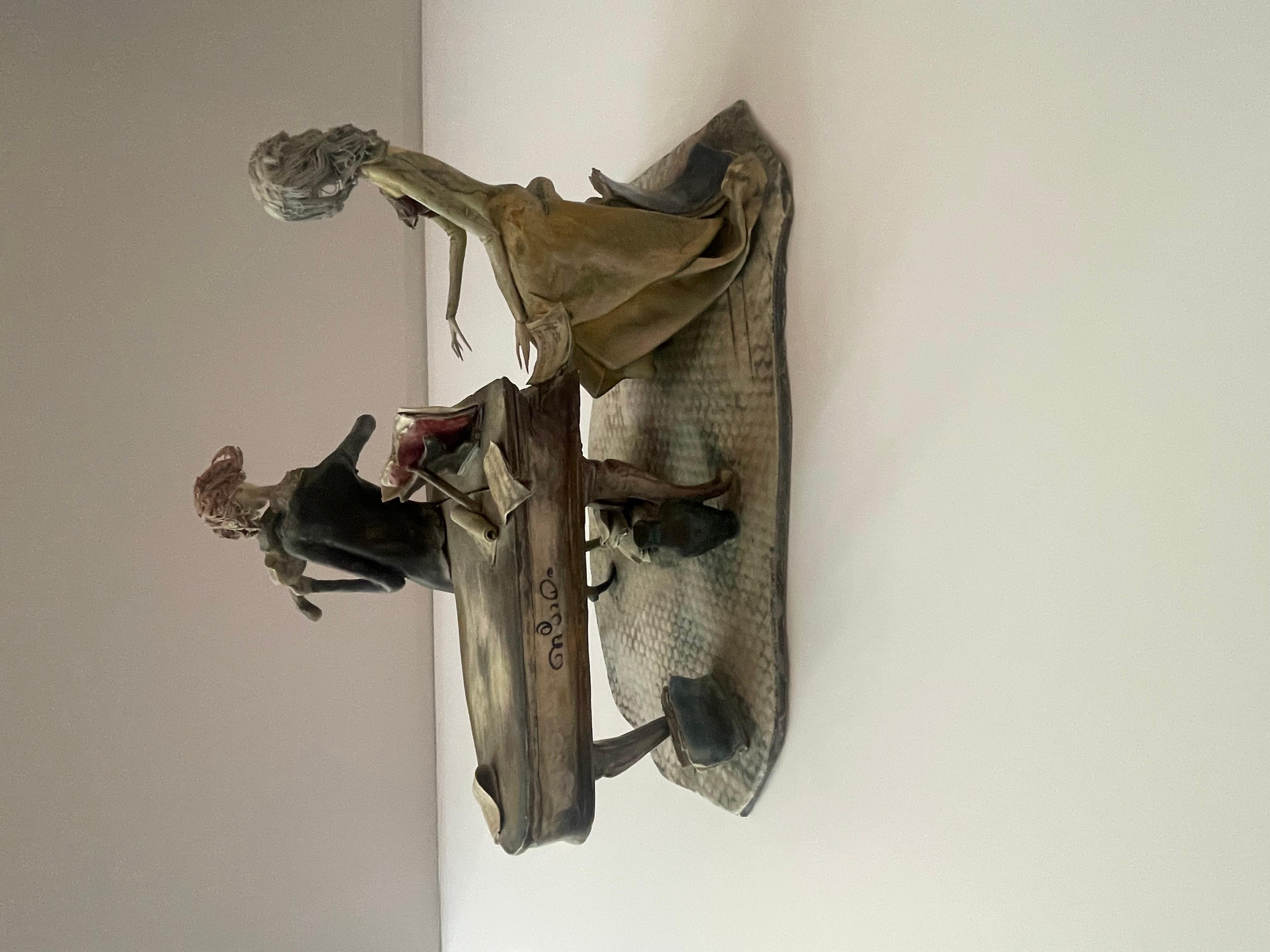 “Playing the violin and piano” For Sale 7