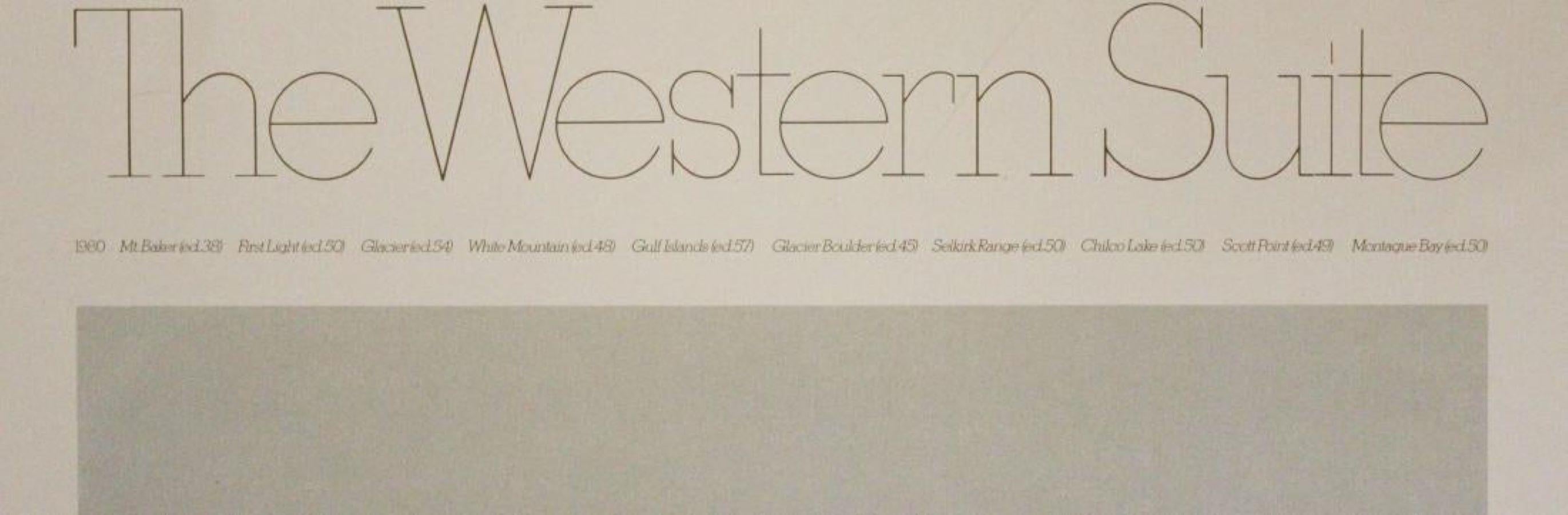 Poster-Serigraphs, The Western Suite - Print by Toni Onley