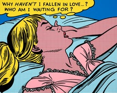 Fallen In Love - Toni Sanchez Contemporary Pop Art Ben Day Dots