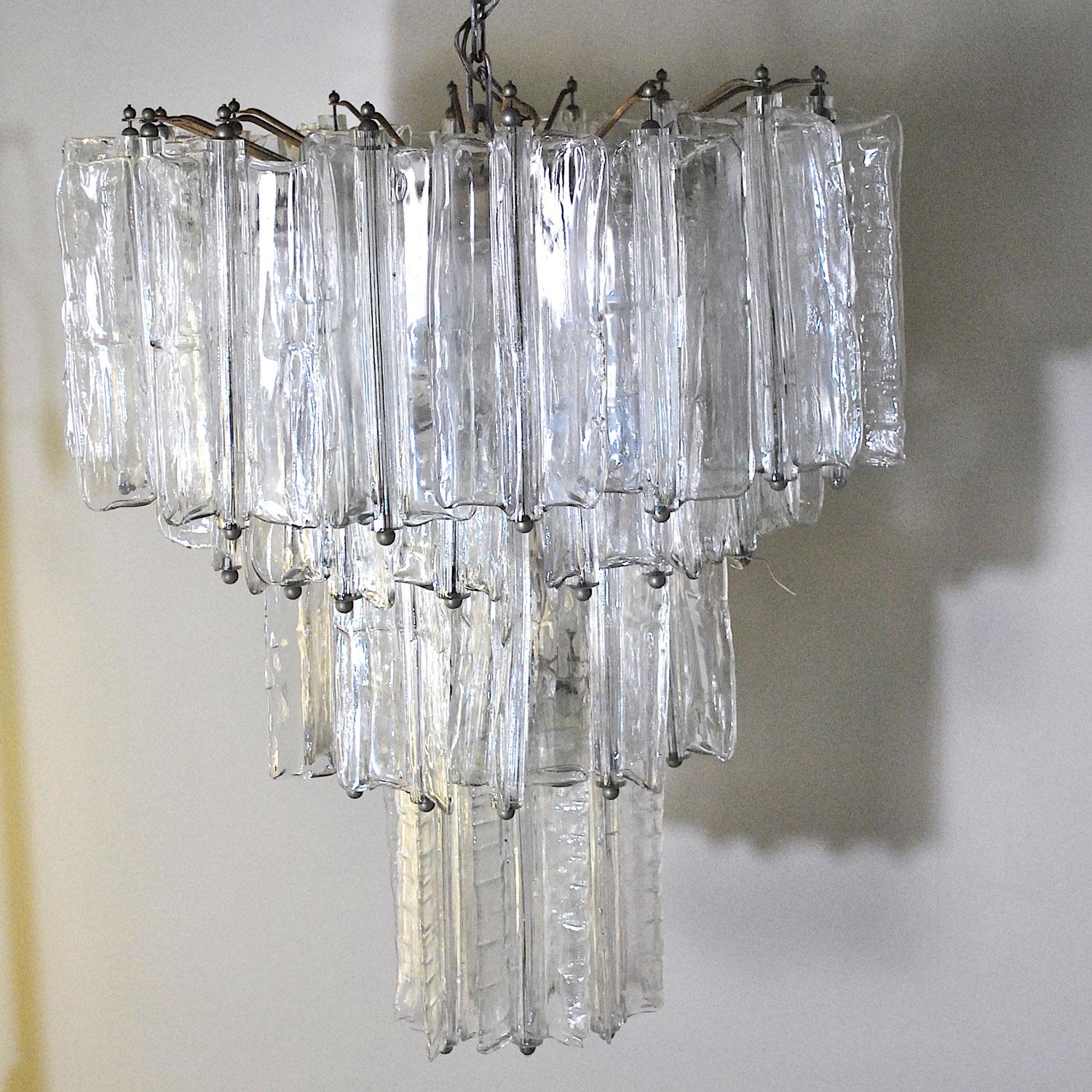 Venini Italian Murano Chandelier 6