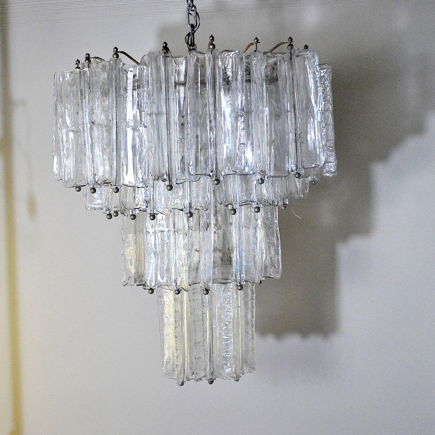 Venini Italian Murano Chandelier 7