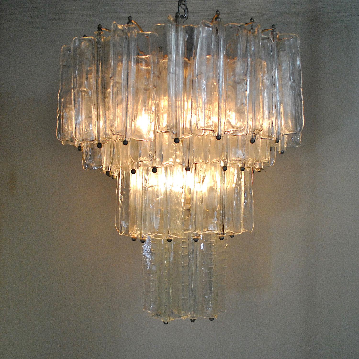 Venini Italian Murano Chandelier 8