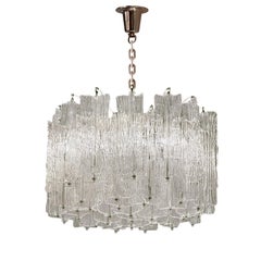 Toni Zuccheri for Venini Murano Corteccia Glass Pendant, 1960s