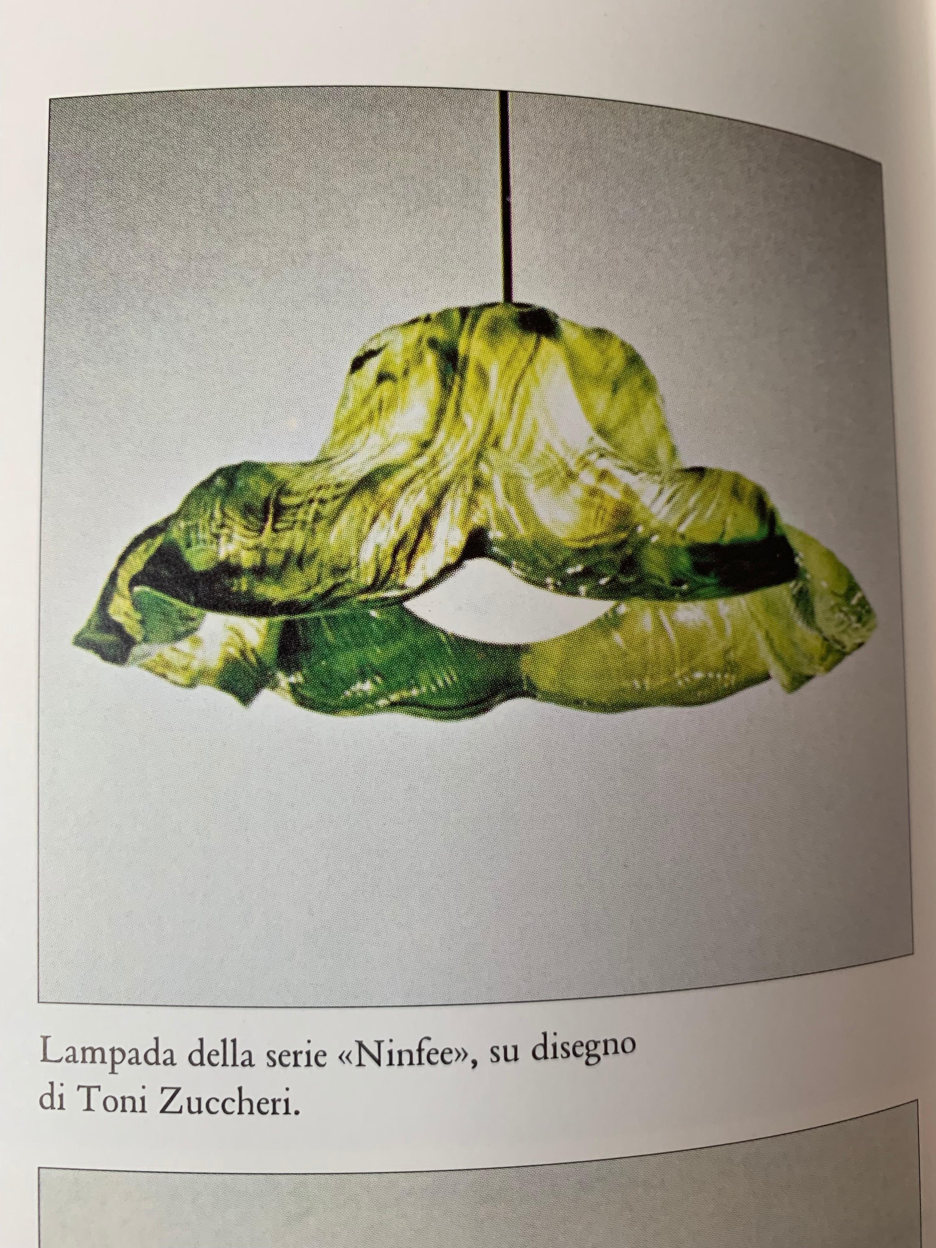 Toni Zuccheri for Venini Murano Mid Century Chandelier 