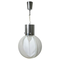 Toni Zuccheri Membrana Ceiling Lamp in Murano Glass by Venini 1960s Italy 