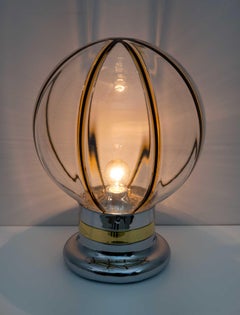 Toni Zuccheri Tischlampe aus italienischem Murano-Glas, 1970er Jahre, Mitte des Jahrhunderts