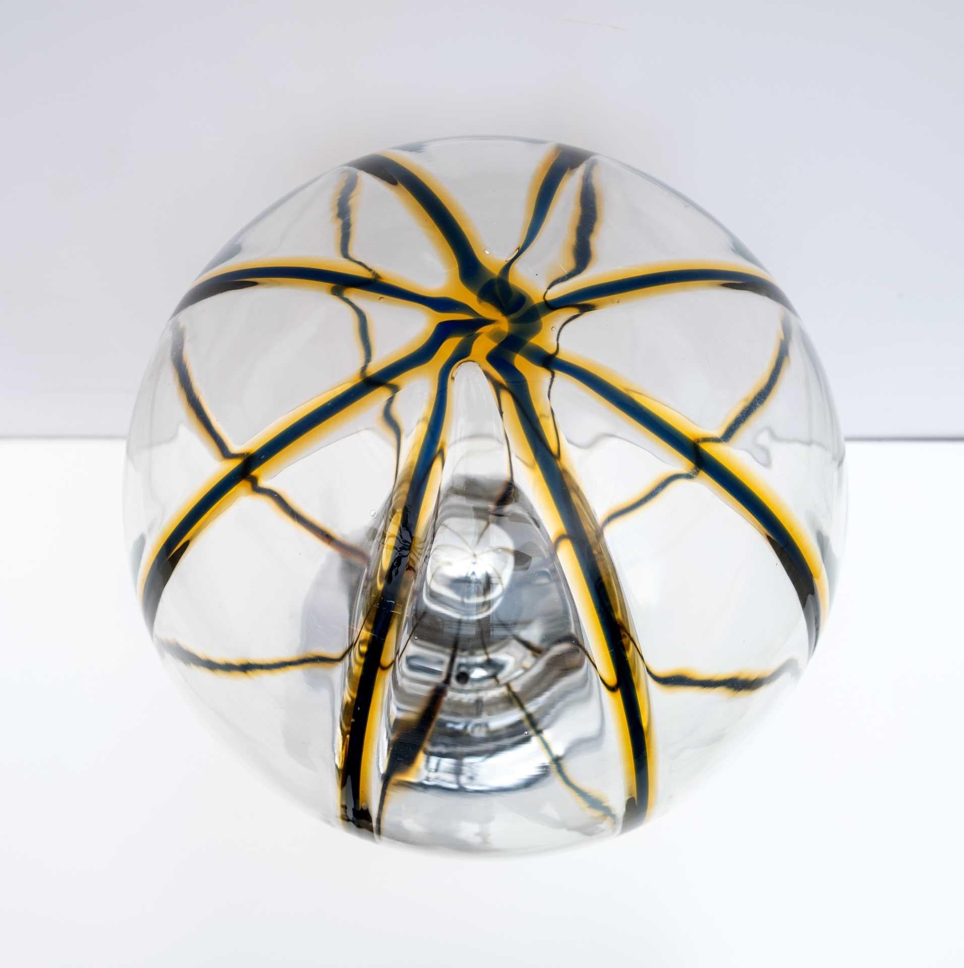 Toni Zuccheri, lampe de bureau italienne moderne du milieu du siècle dernier en verre de Murano, 1970 en vente 1