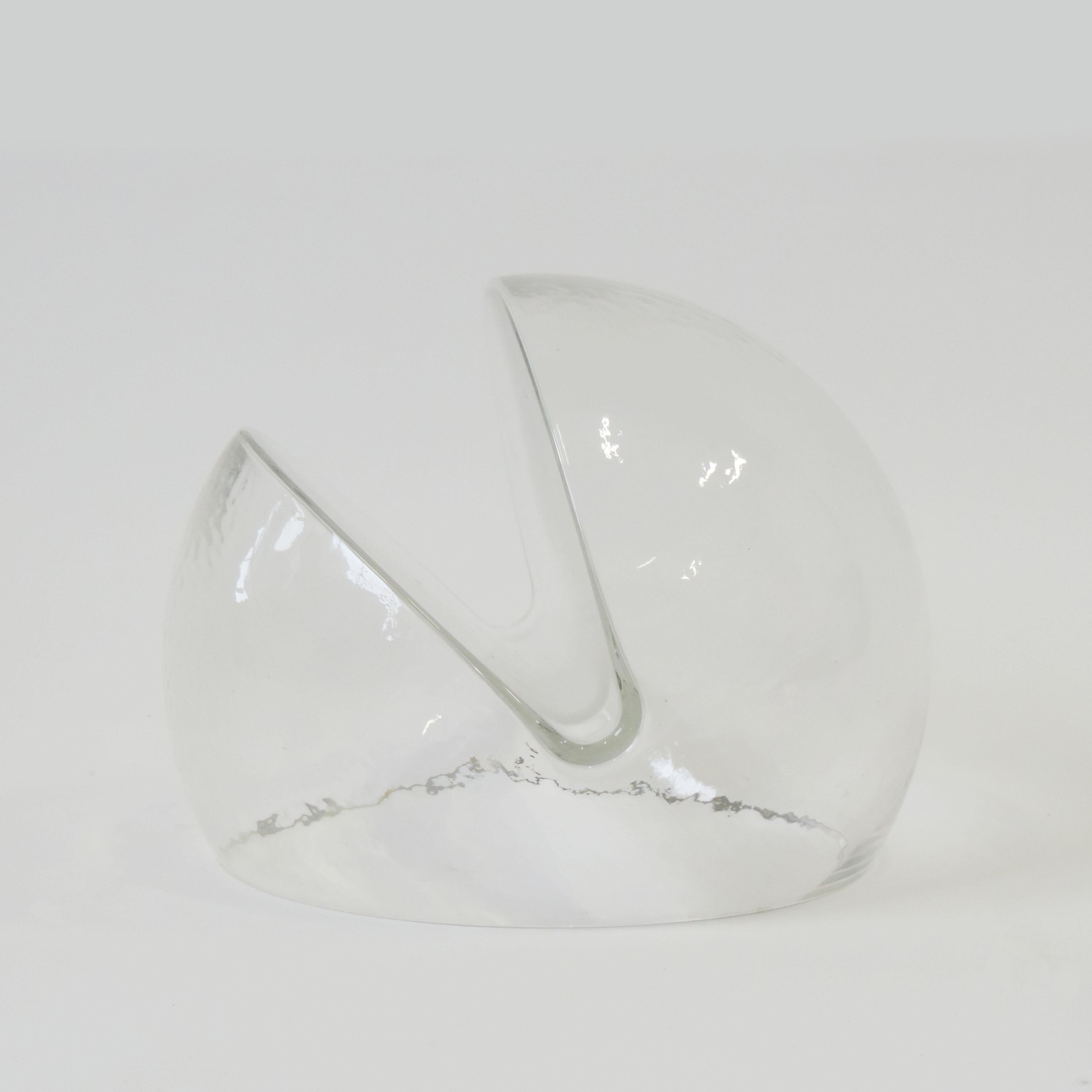 Italian Toni Zuccheri Murano Glass Paper Holder for VeArt, Italy, 1970s For Sale