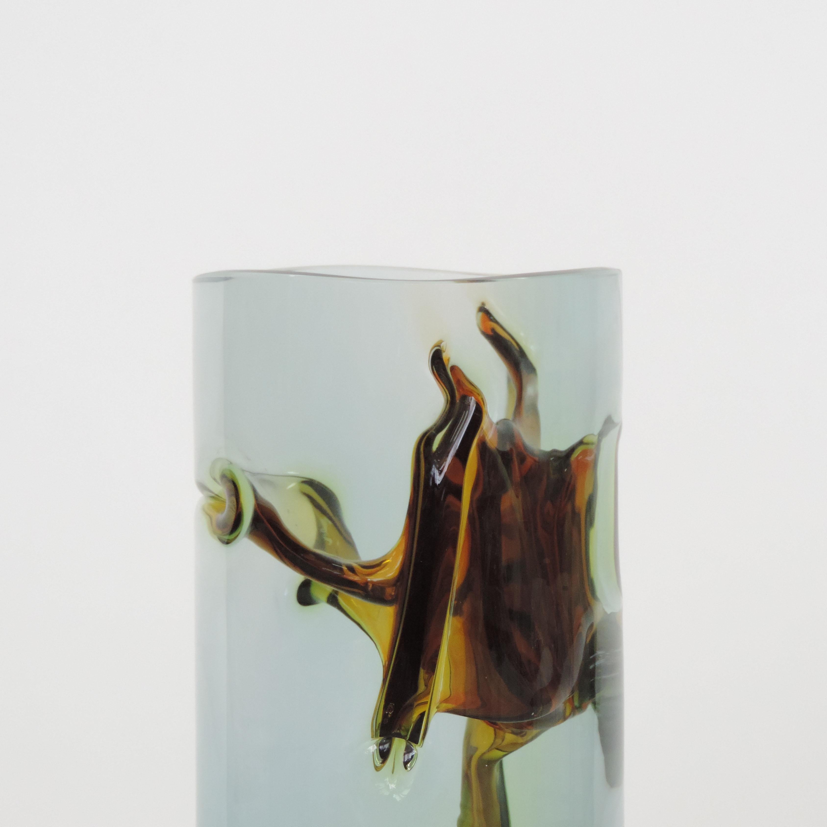 Toni Zuccheri Murano Vase for VeArt, Italy, 1970 In Excellent Condition For Sale In Milan, IT