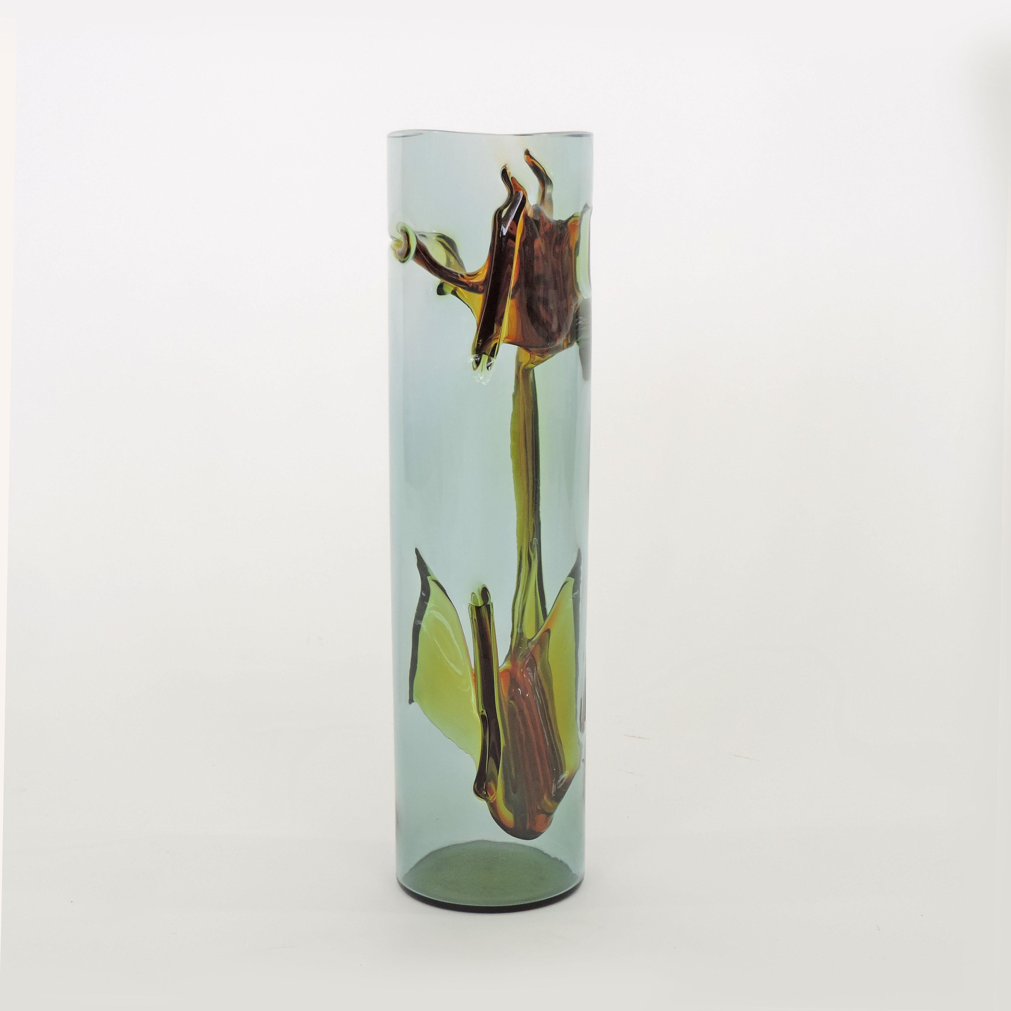 Late 20th Century Toni Zuccheri Murano Vase for VeArt, Italy, 1970 For Sale