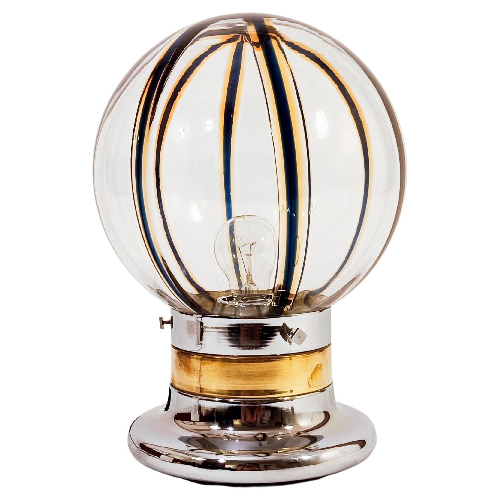 Toni Zuccheri. Space Age style murano glass table lamp, Italy, 1970s For Sale