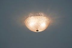 Toni Zuccheri Venini Murano Glass Ceiling Light Italian Design, circa 1970