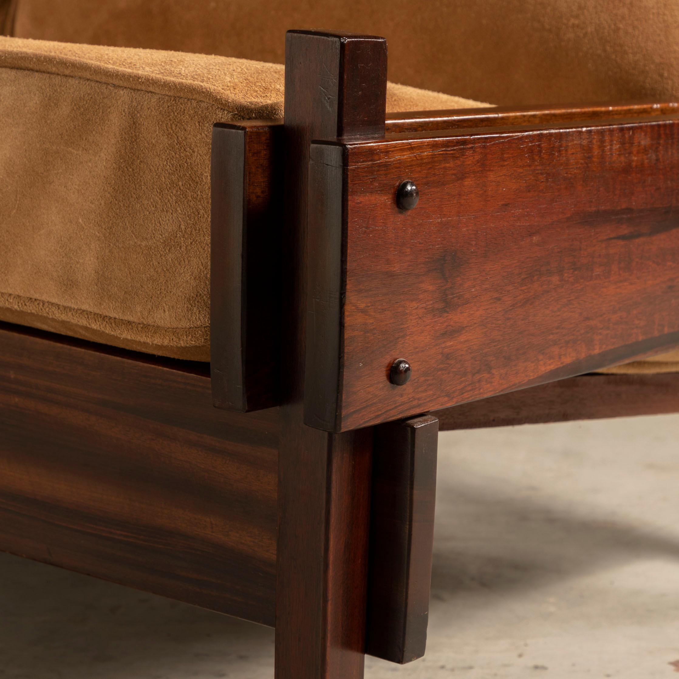 Tonico Sofa in Hardwood, by Sergio Rodrigues, Brazilian Mid-Century Modern For Sale 1