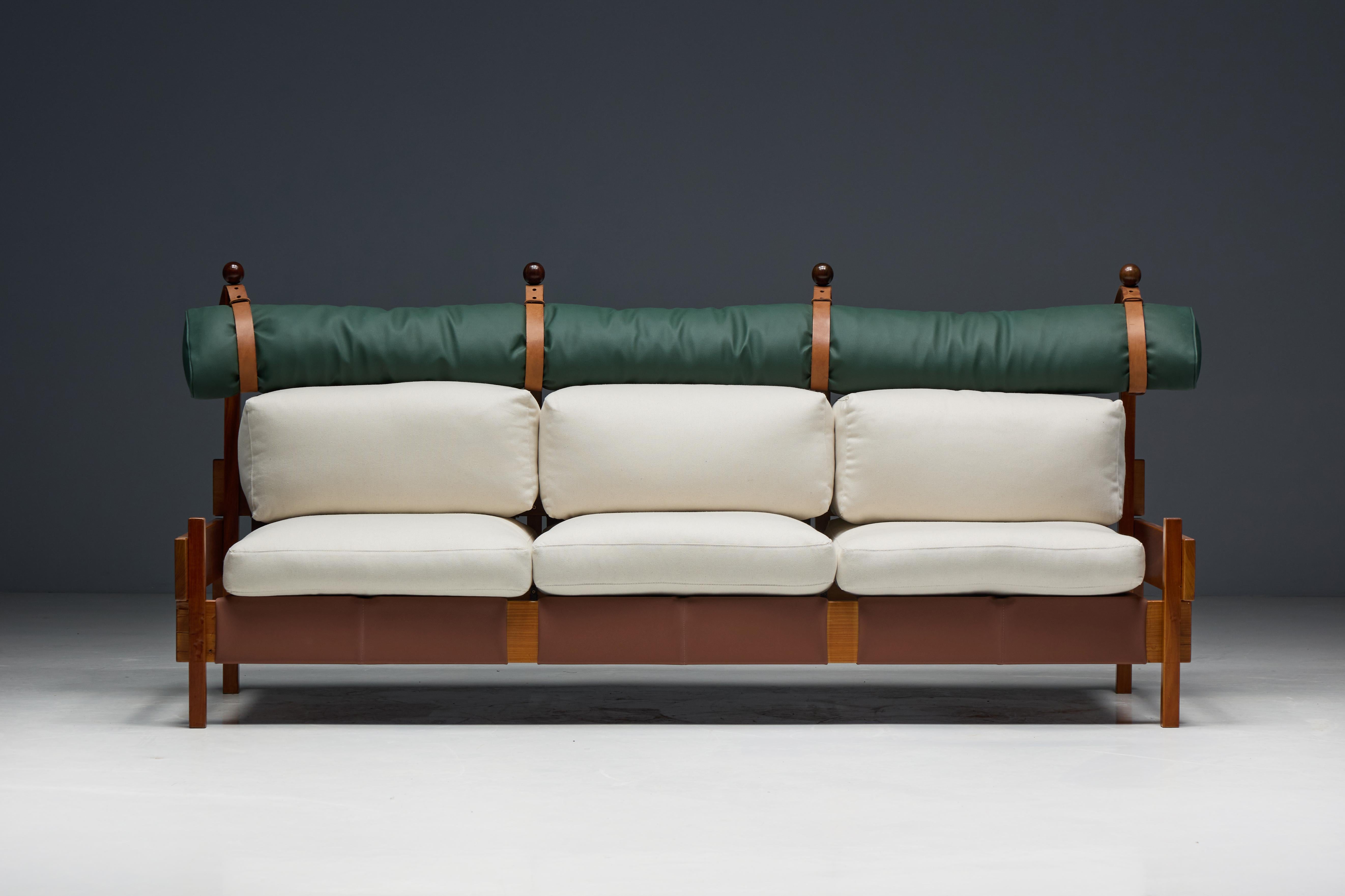 Dreisitziges Sofa „Tonico“ von Sergio Rodrigues, Brasilien, 1963 im Angebot 6