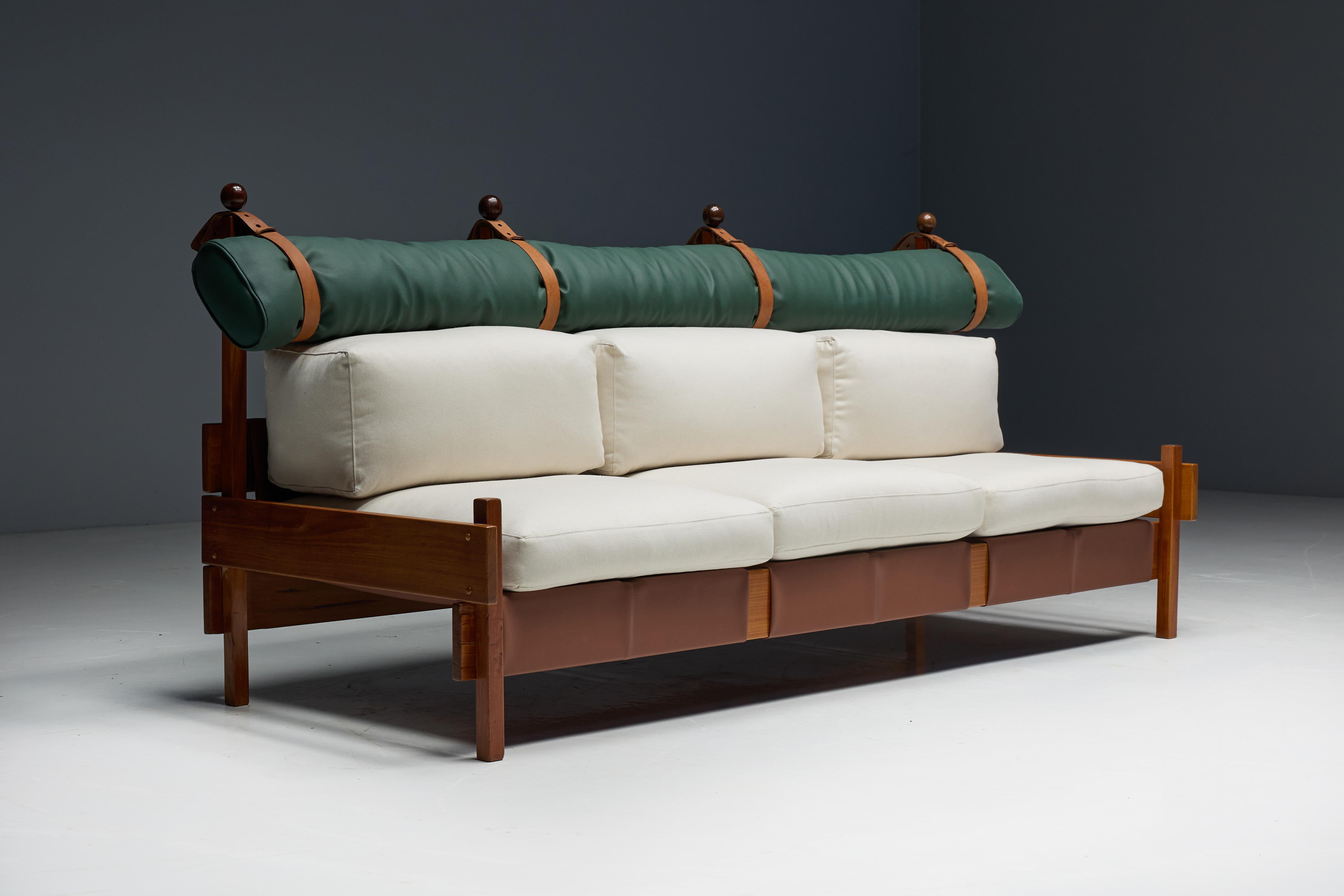 Dreisitziges Sofa „Tonico“ von Sergio Rodrigues, Brasilien, 1963 im Angebot 8