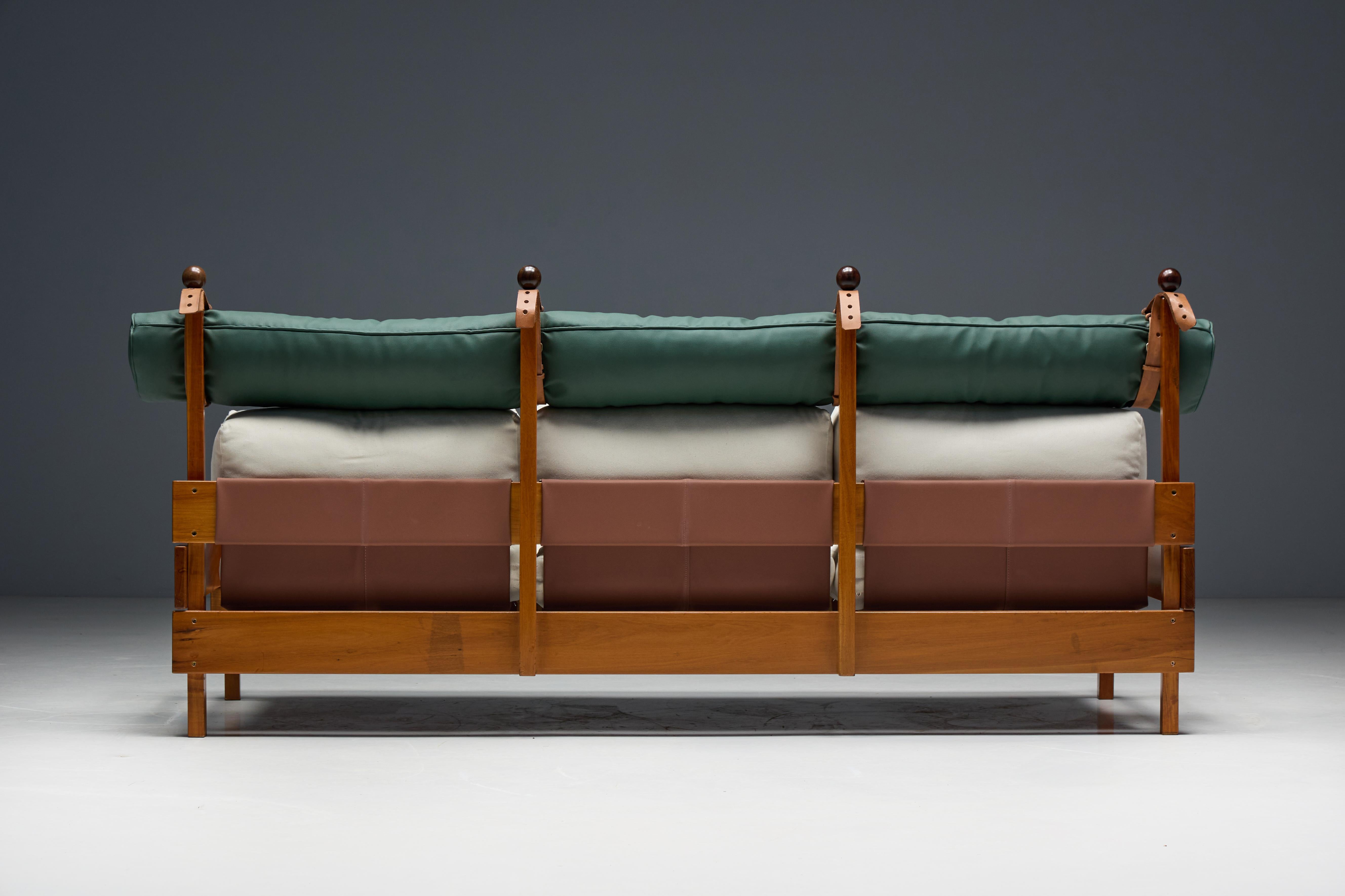Dreisitziges Sofa „Tonico“ von Sergio Rodrigues, Brasilien, 1963 im Angebot 12
