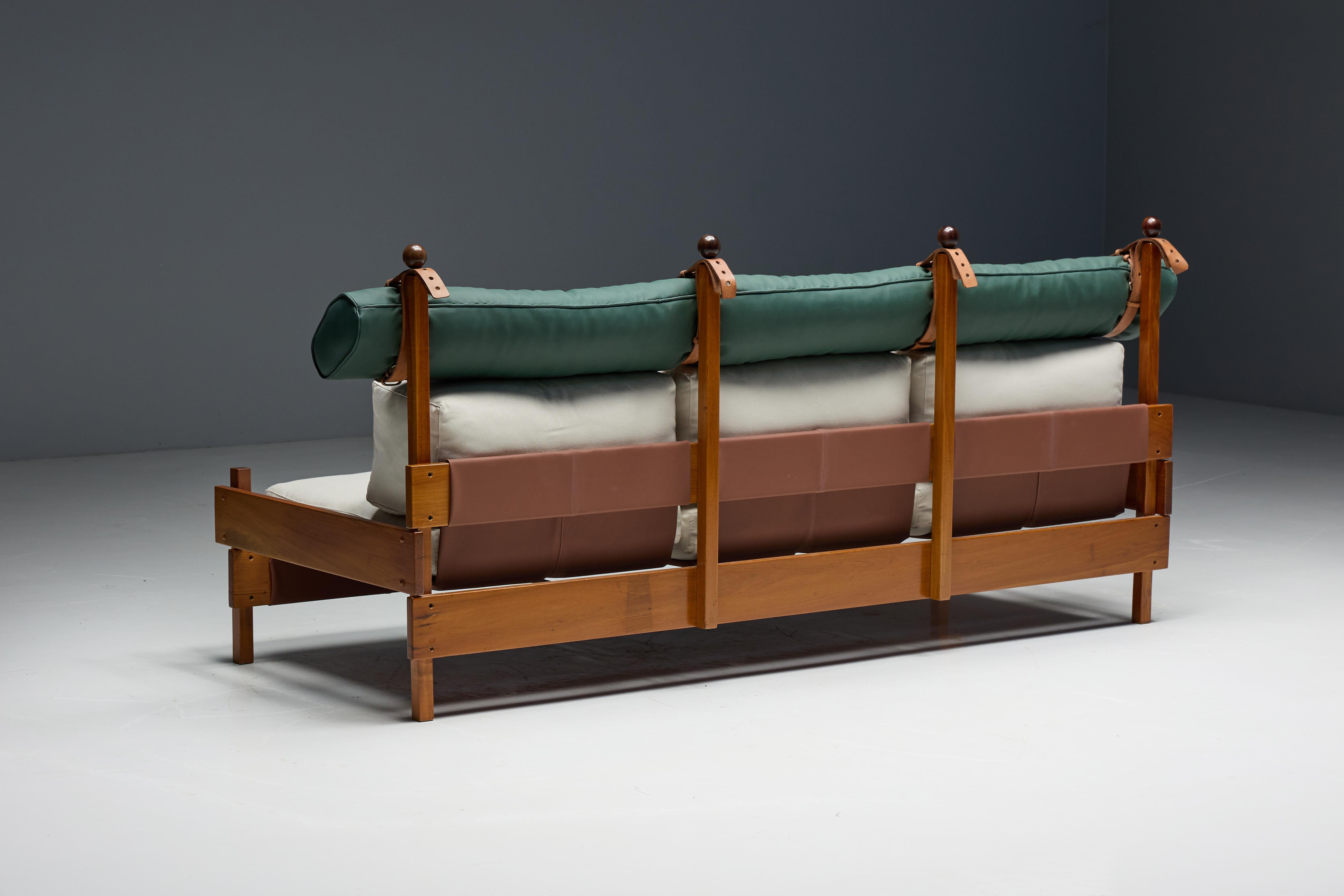 Dreisitziges Sofa „Tonico“ von Sergio Rodrigues, Brasilien, 1963 im Angebot 13