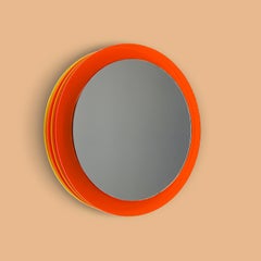 Sonnenuntergang 344a, Wandspiegel mit Plexiglas, Design-Skulptur von Andreas Berlin