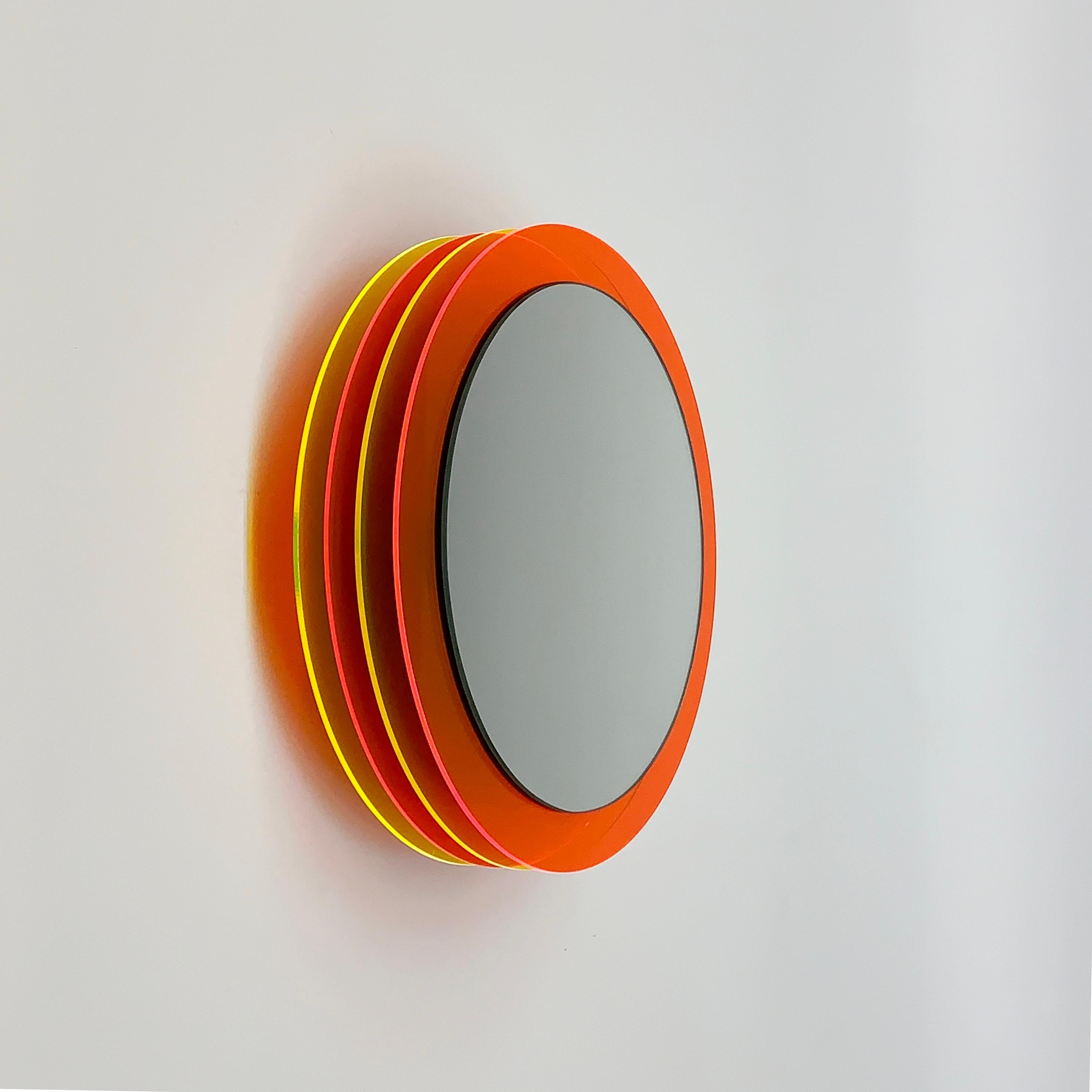 Tonight, Wall Mirror with Plexiglass, Design Sculpture by Andreas Berlin For Sale 1