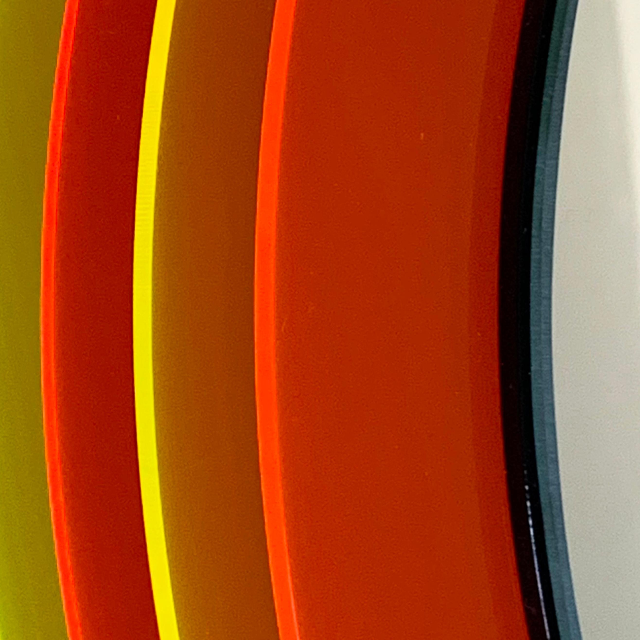 Sunset 344a, miroir mural en plexiglas, sculpture design d'Andreas Berlin en vente 2