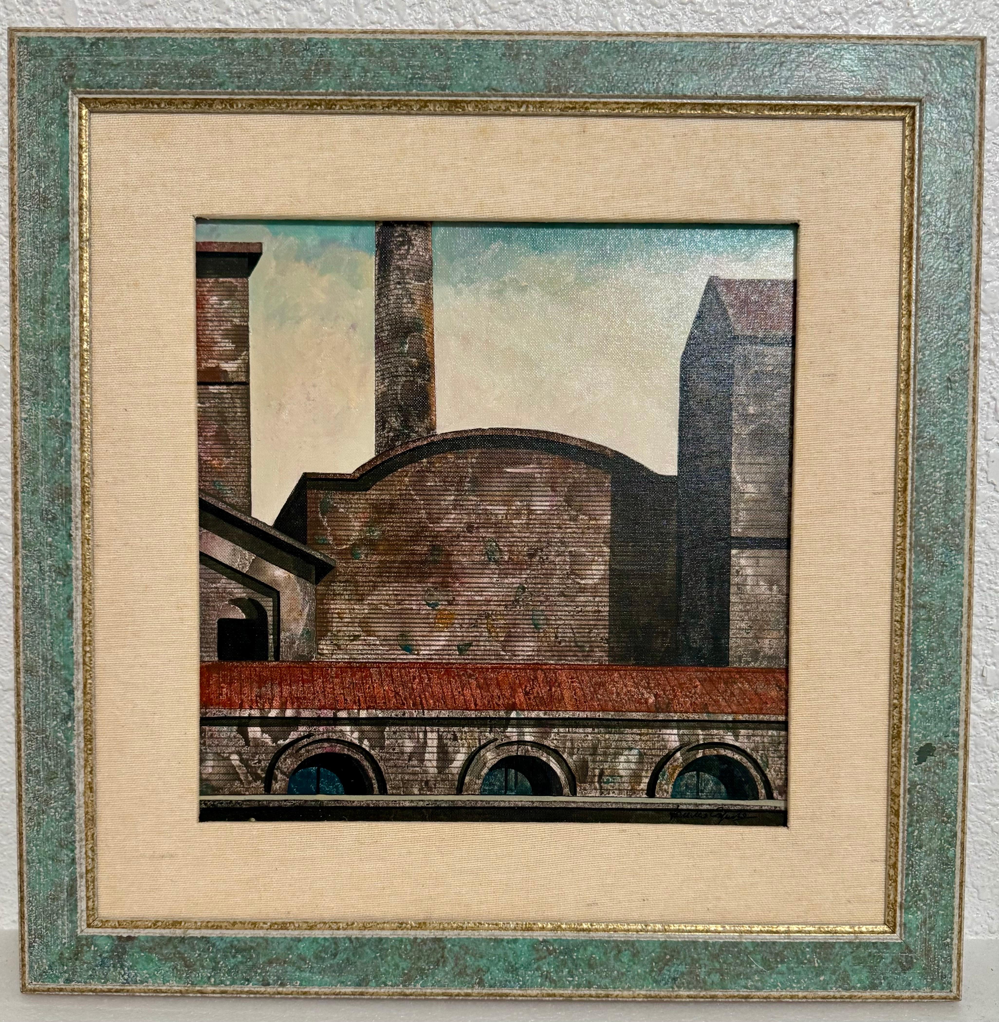 Ölgemälde Italienisches Stadtbild Rom Architektur Tonino Antonio Caputo im Angebot 5