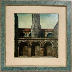 Oil Painting Italian Cityscape Rome Architecture Tonino Antonio Caputo