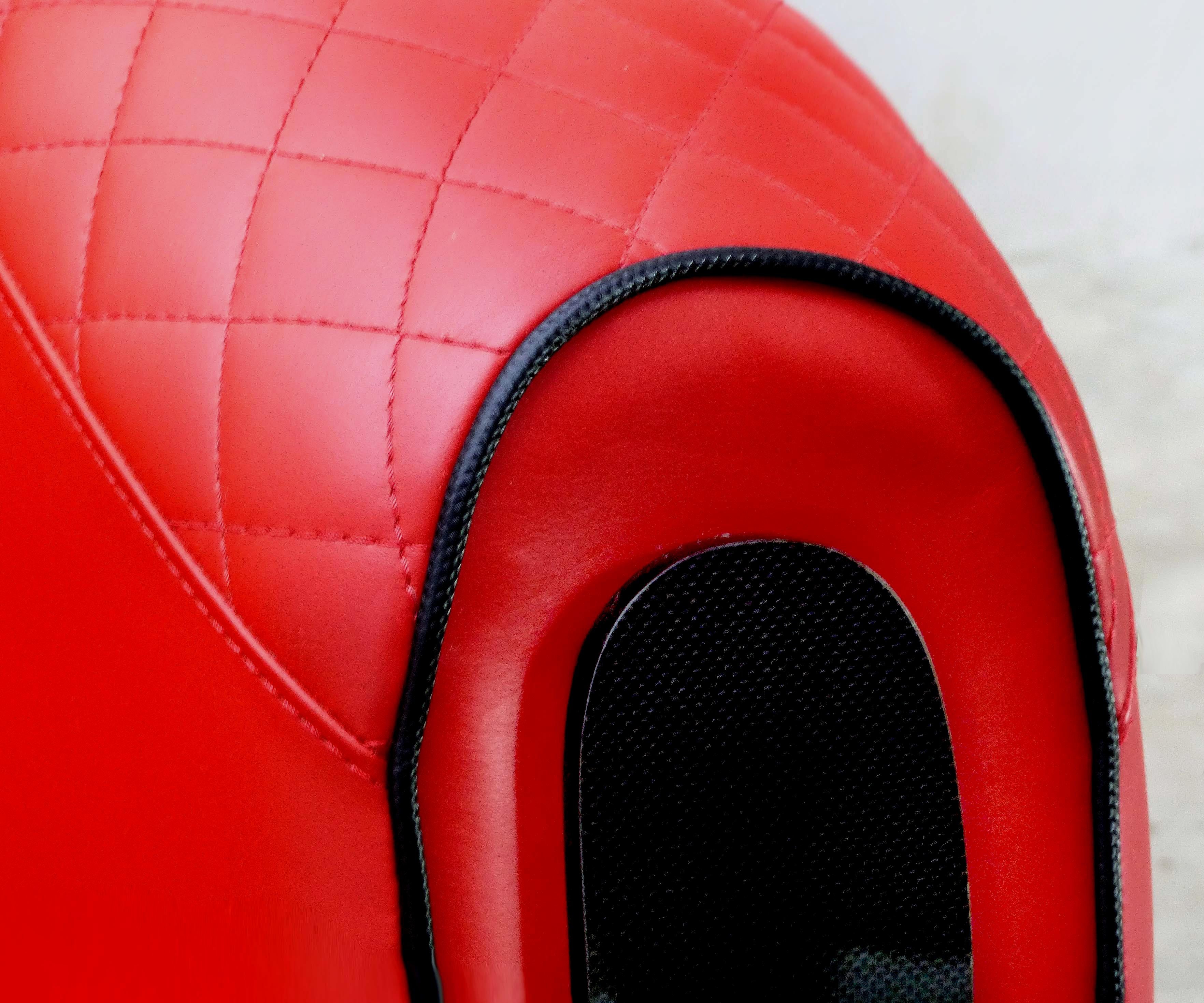 Tonino Lamborghini Carbon Imola Leather Armchair by Formitalia 1