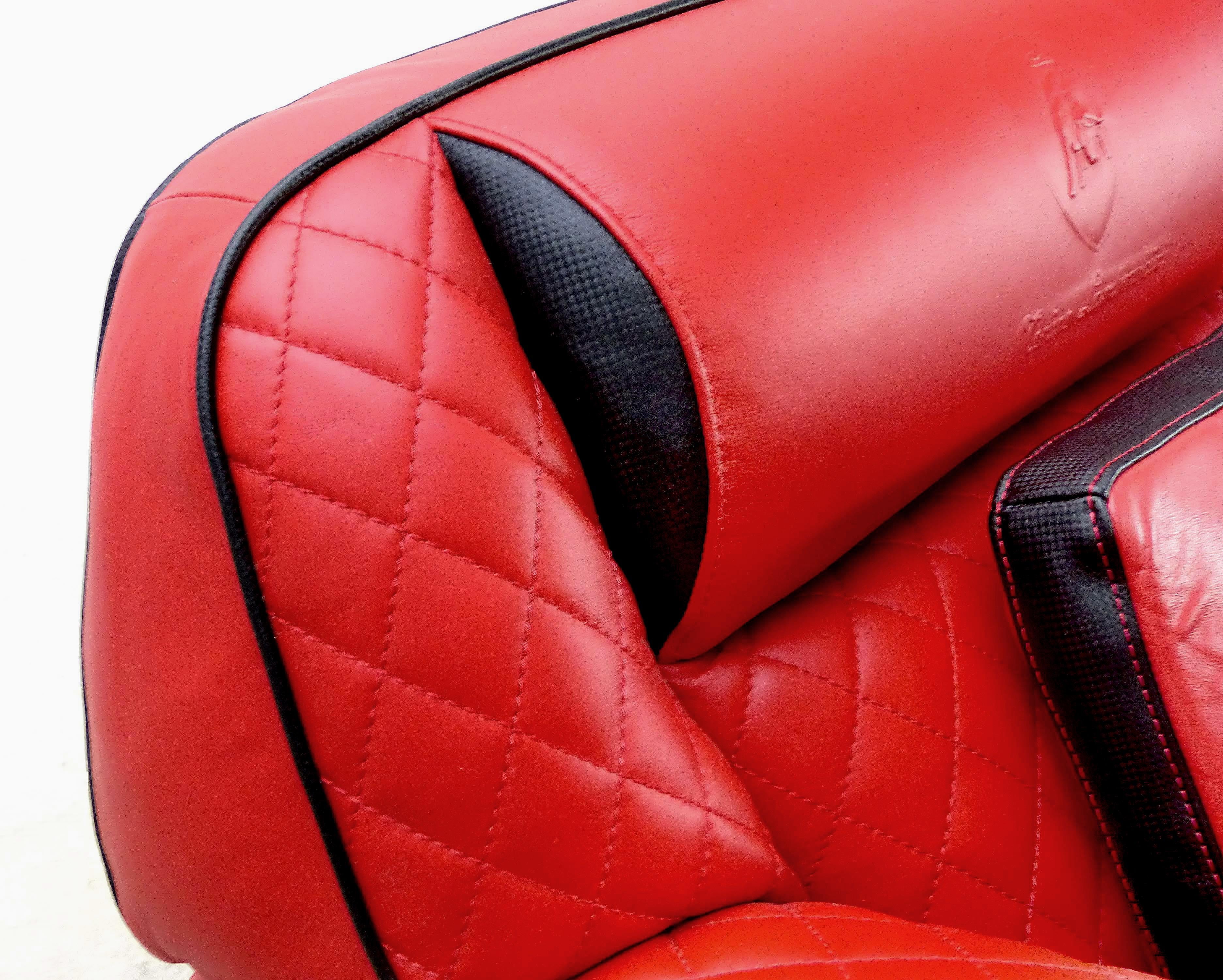 Tonino Lamborghini Carbon Imola Leather Armchair by Formitalia 2