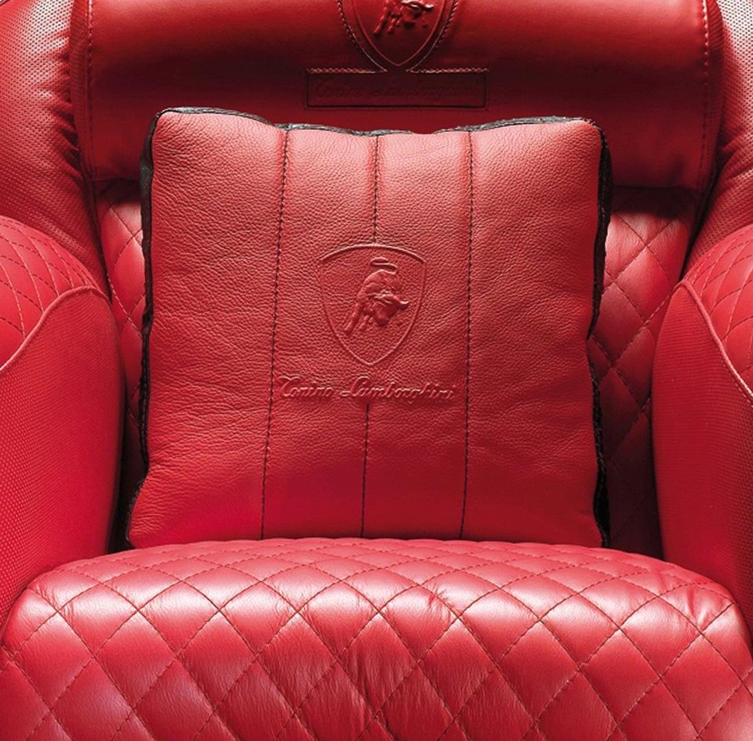 Tonino Lamborghini Carbon Imola Leather Armchair by Formitalia 3