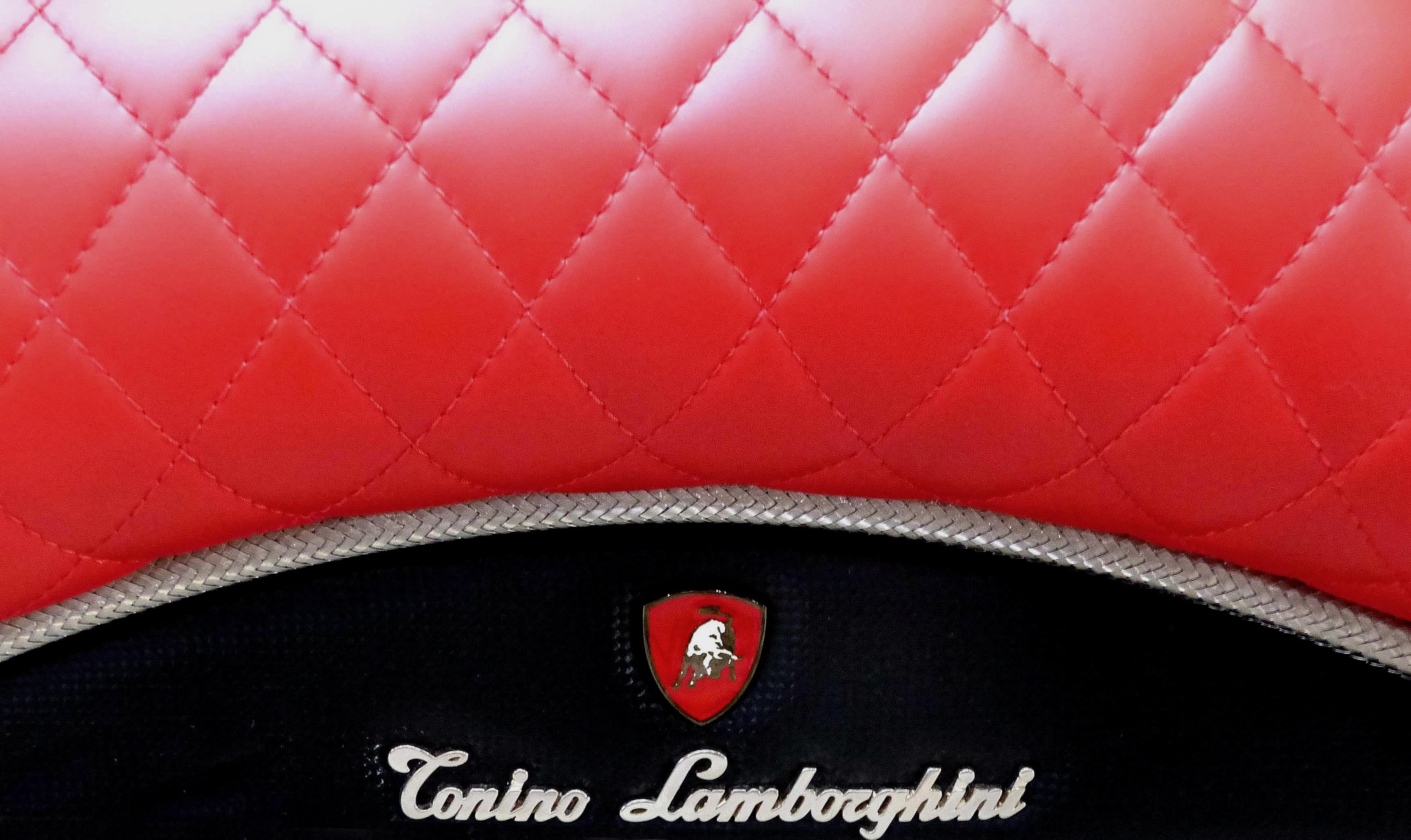 Tonino Lamborghini Carbon Imola Leather Armchair by Formitalia 6